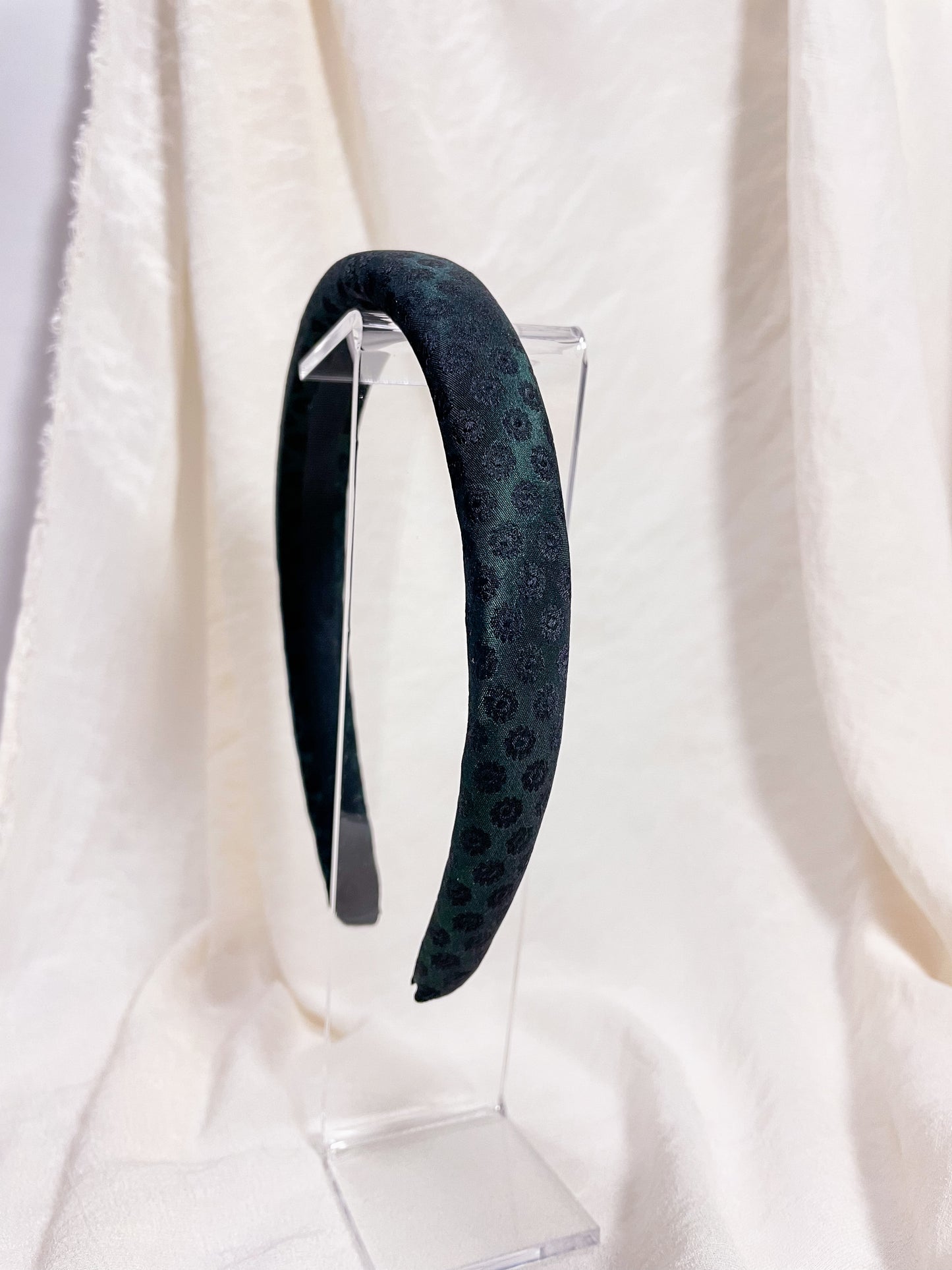 Headband Upcyclé Essentiel 'Deep forest'