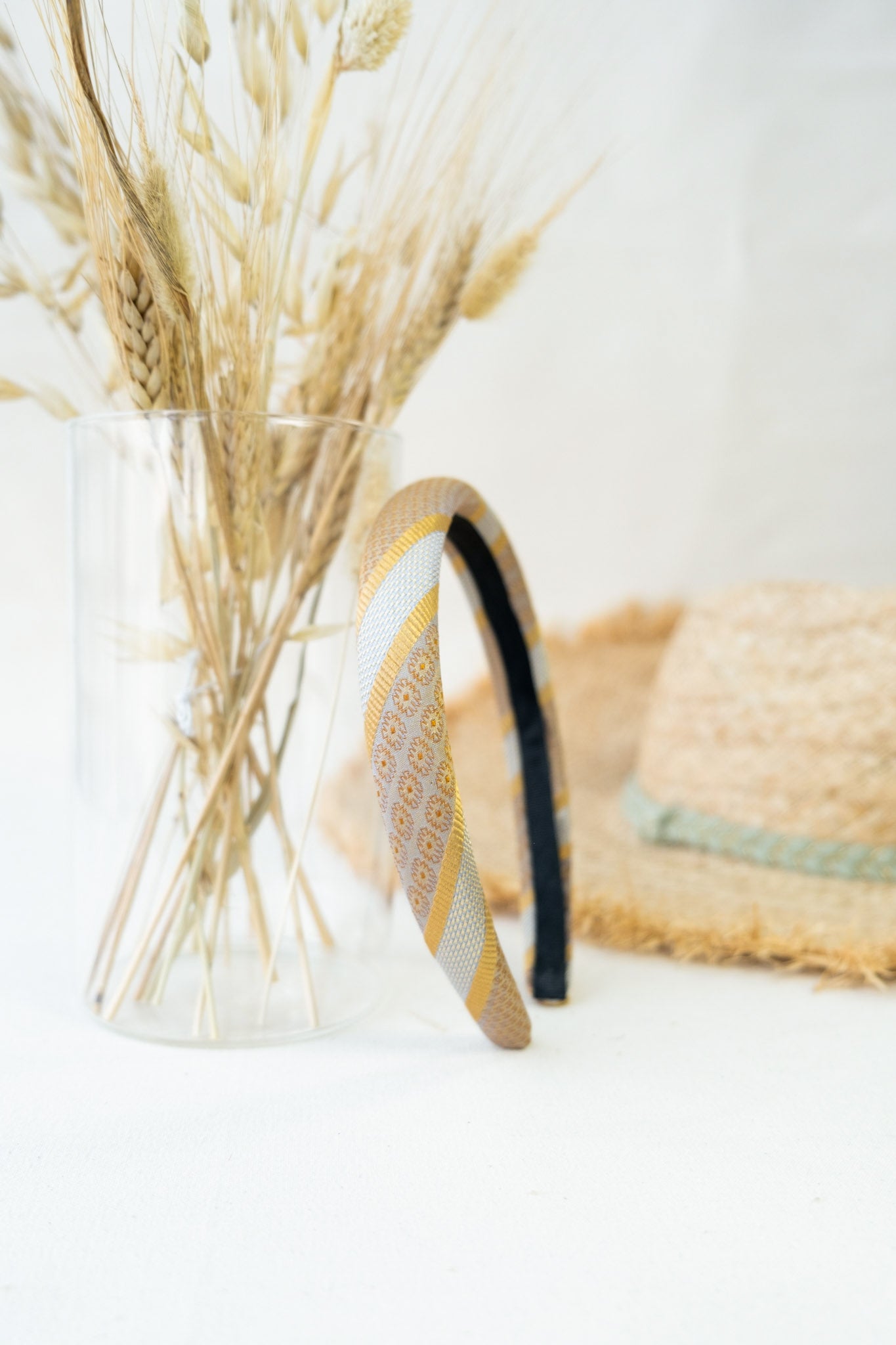 Headband Upcyclé Iconique 'Les Marguerites' N°2