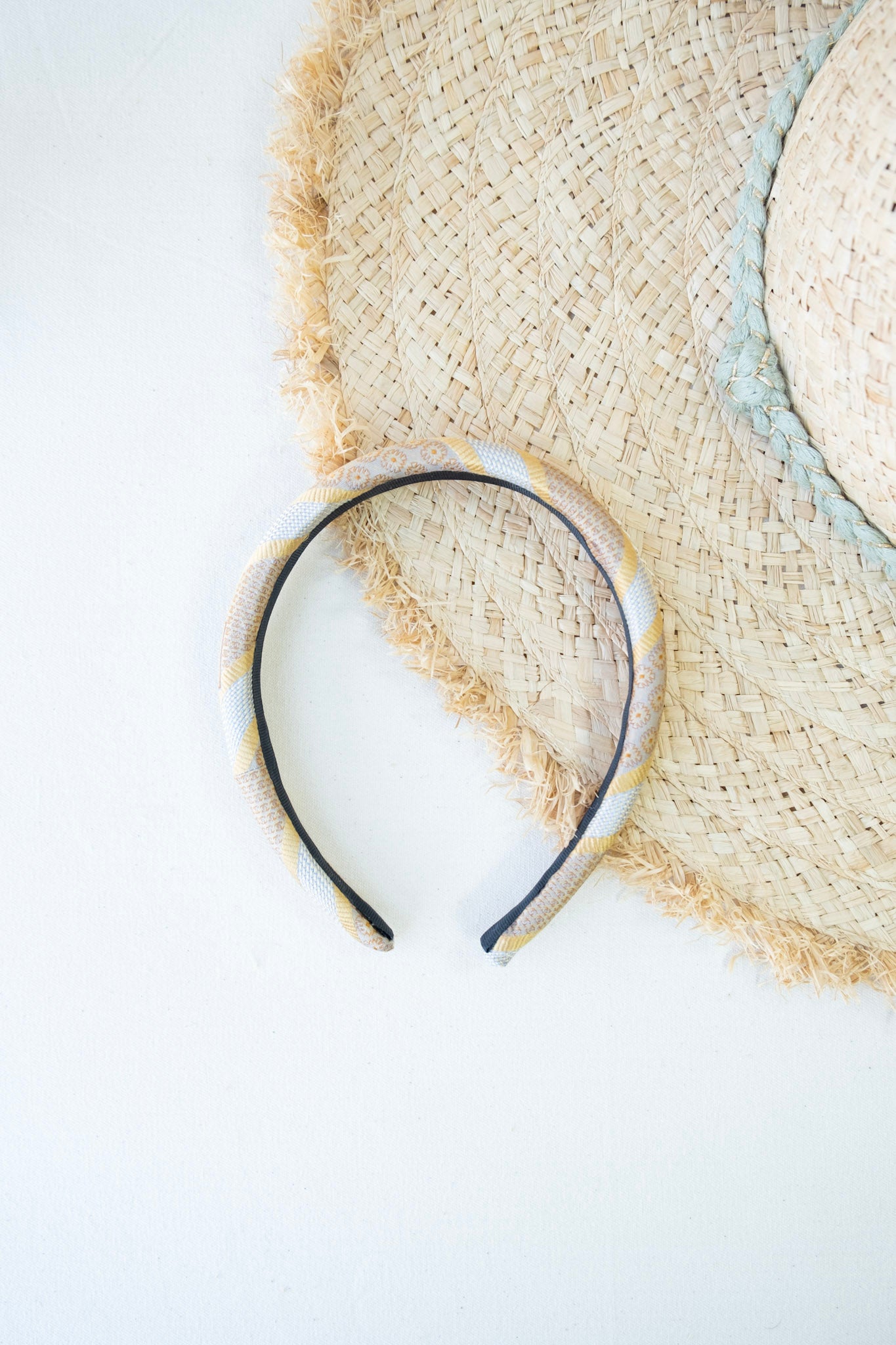 Headband Upcyclé Iconique 'Les Marguerites' N°2