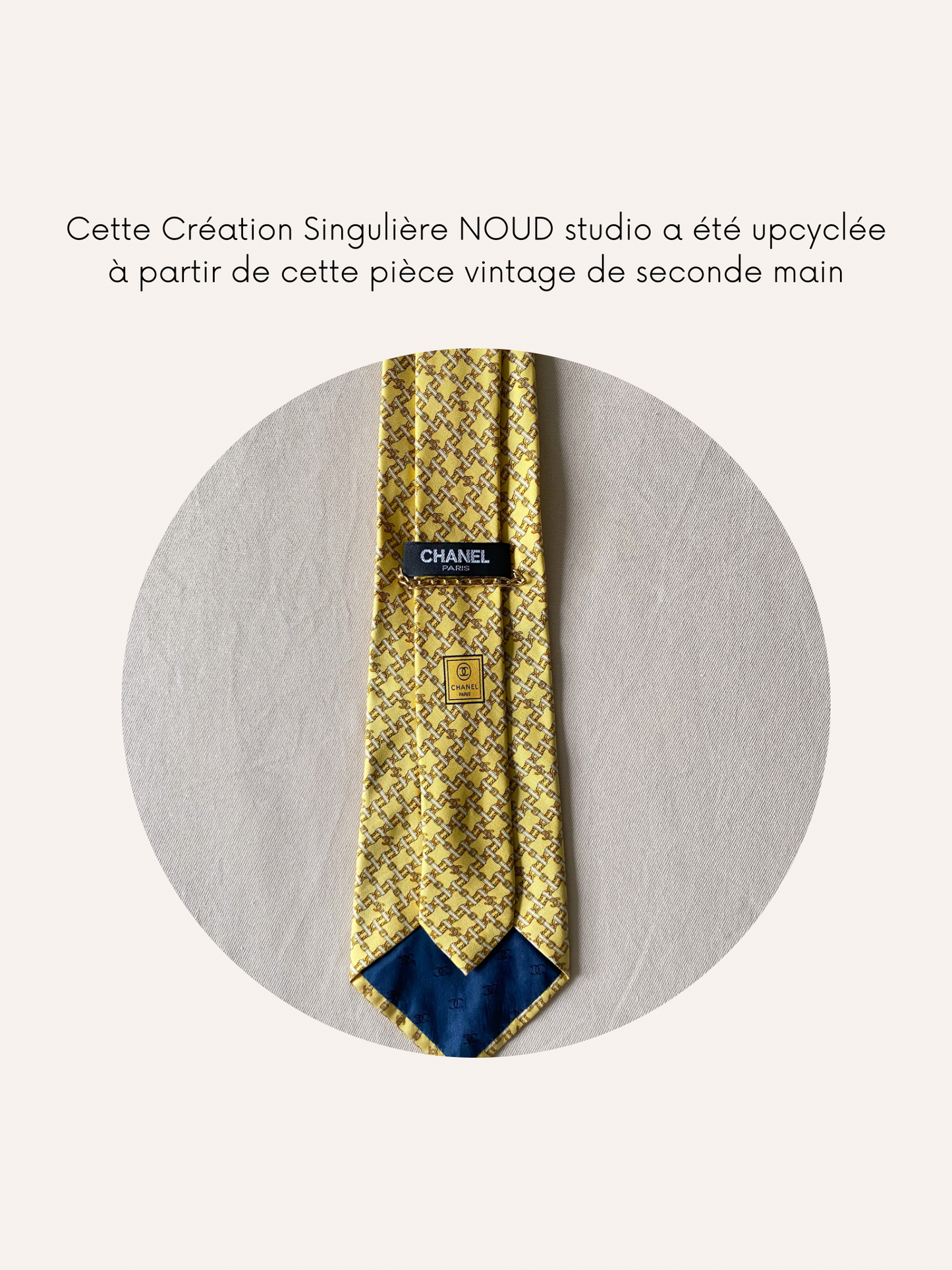 Headband Upcyclé Iconique 'Concorde'