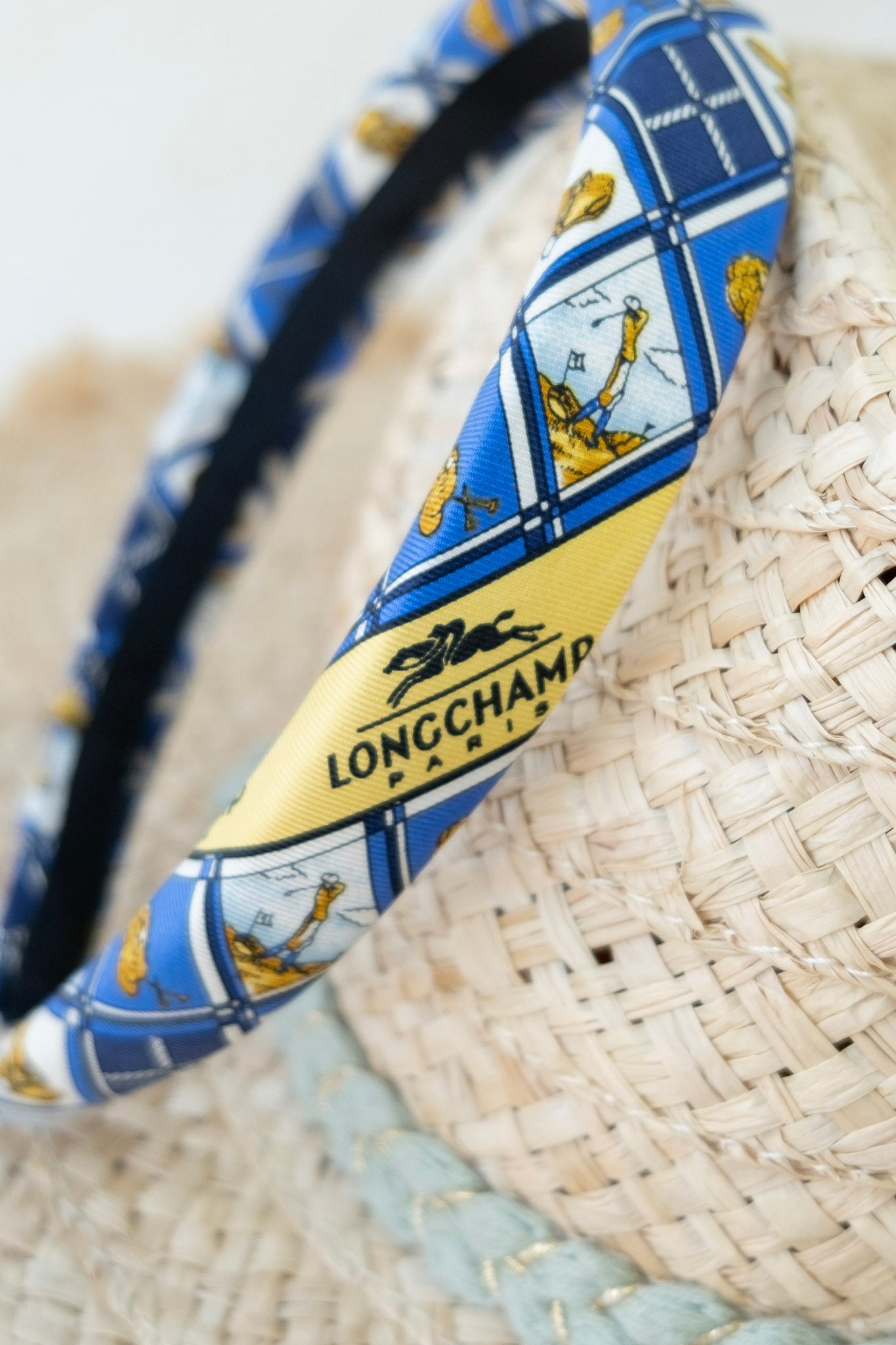 Headband Upcyclé Iconique 'Le Golfeur'