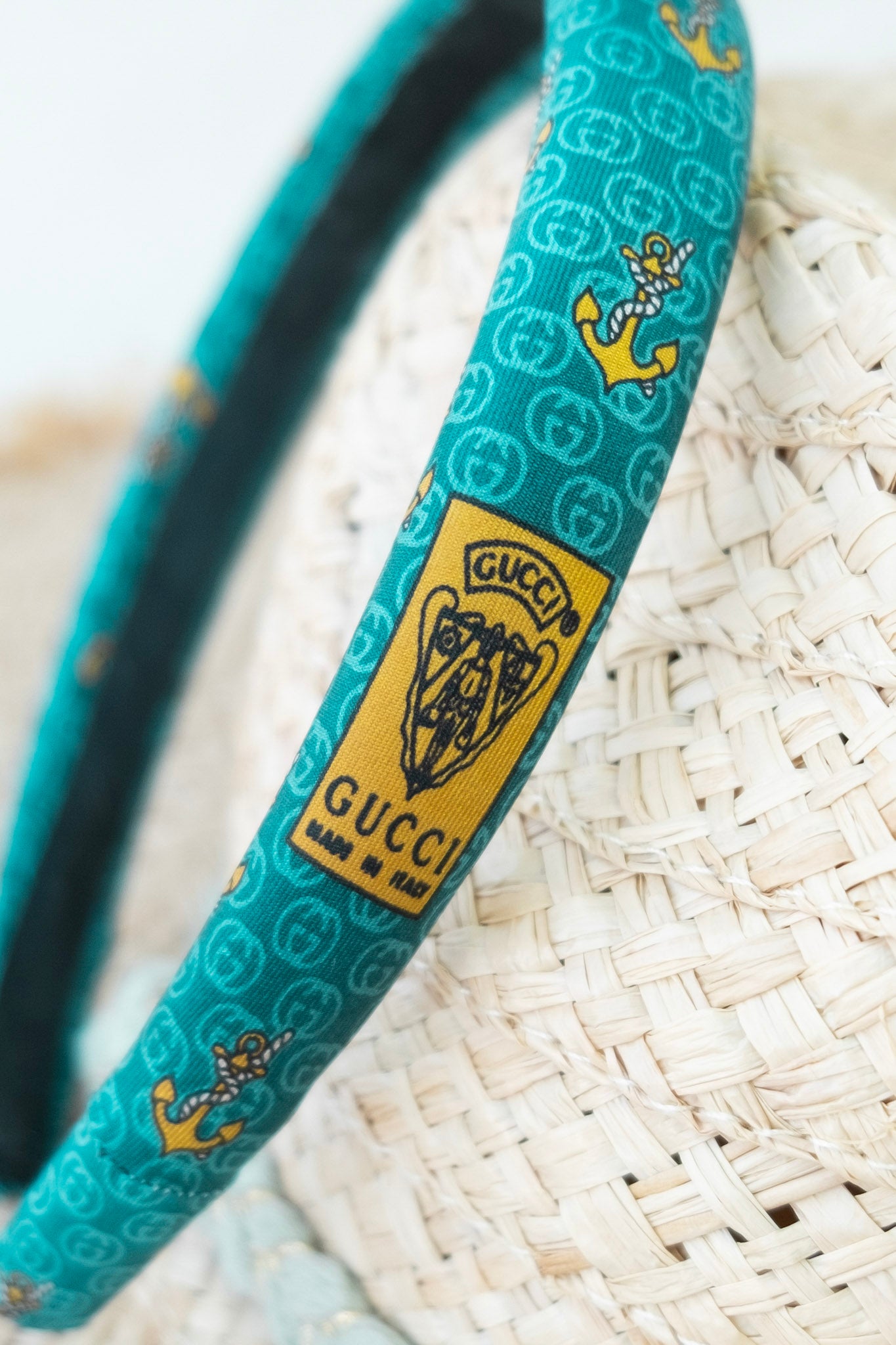 Headband Upcyclé Iconique 'Croisière Idéale' N°1