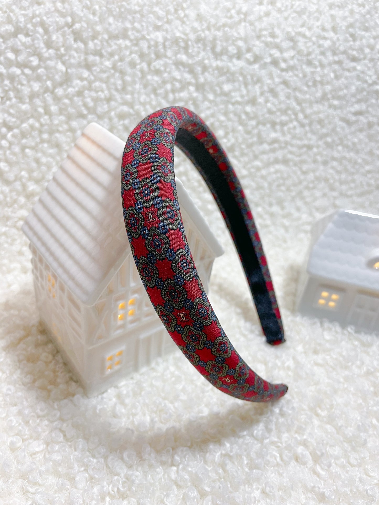 Headband Upcyclé Iconique 'Bonhomme de neige' N°1