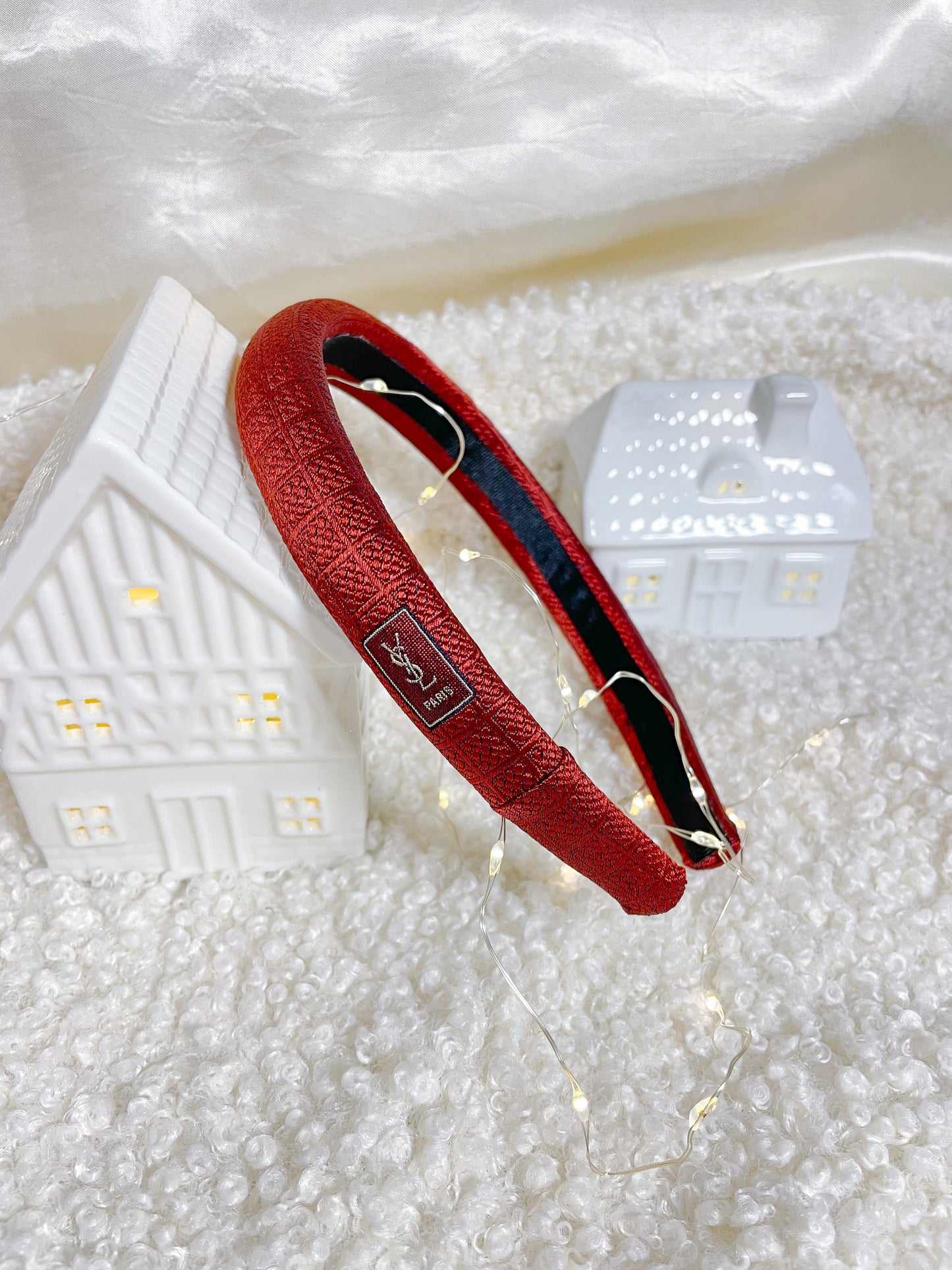 Headband Upcyclé Iconique 'snowflake'