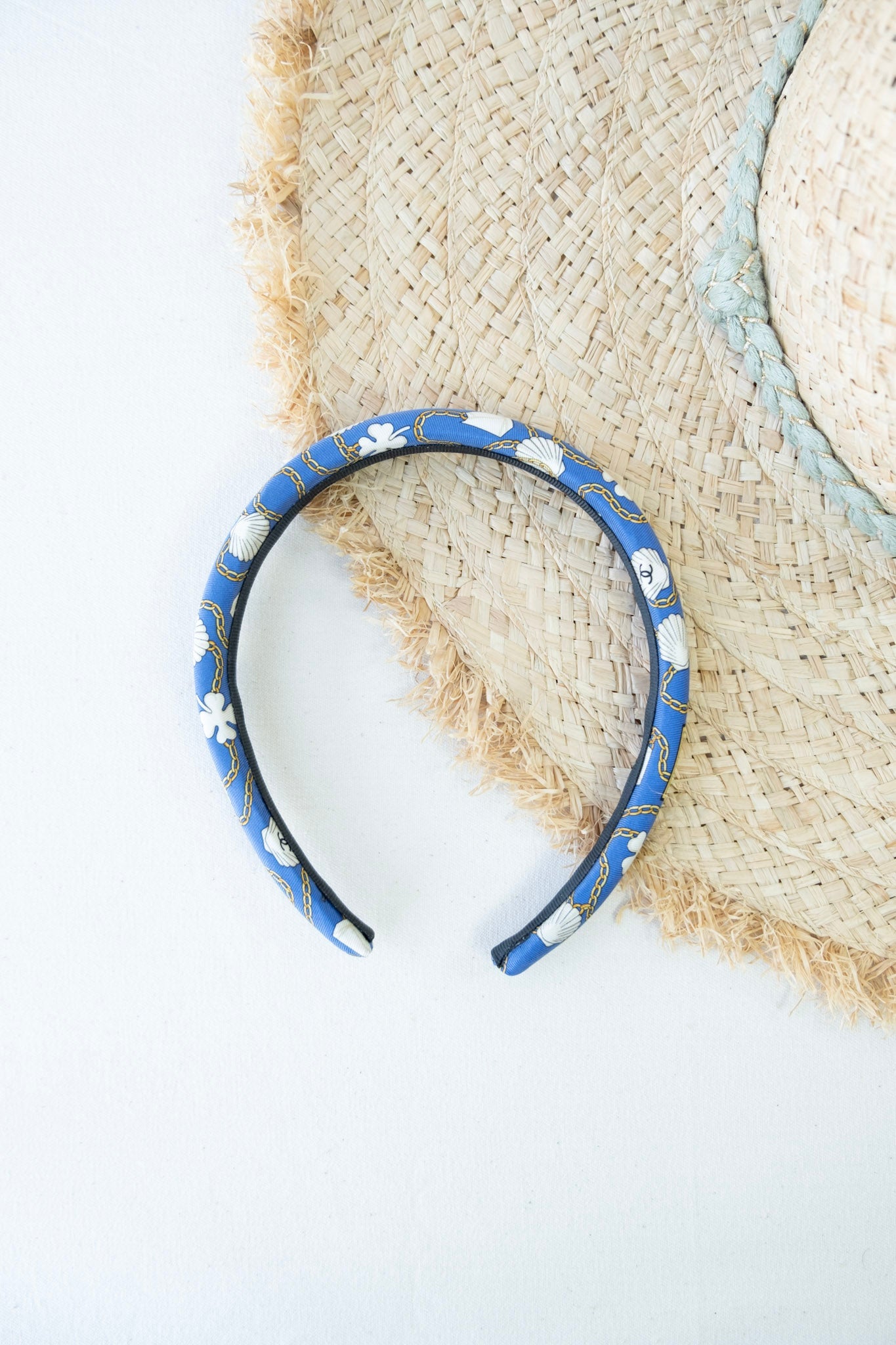 Headband Upcyclé Iconique 'Coquillages & Crustacés' N°2