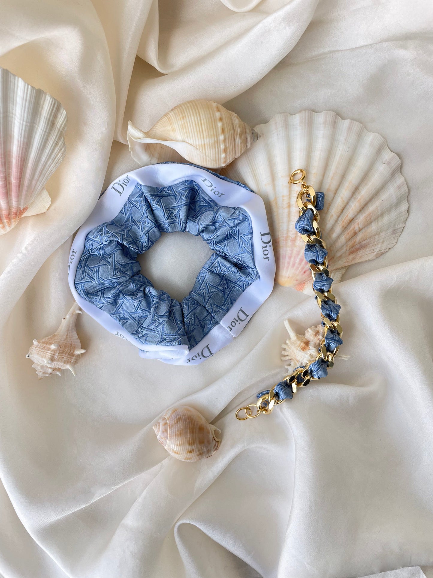 Ensemble Upcyclé Iconique 'Ocean Blue' N°3
