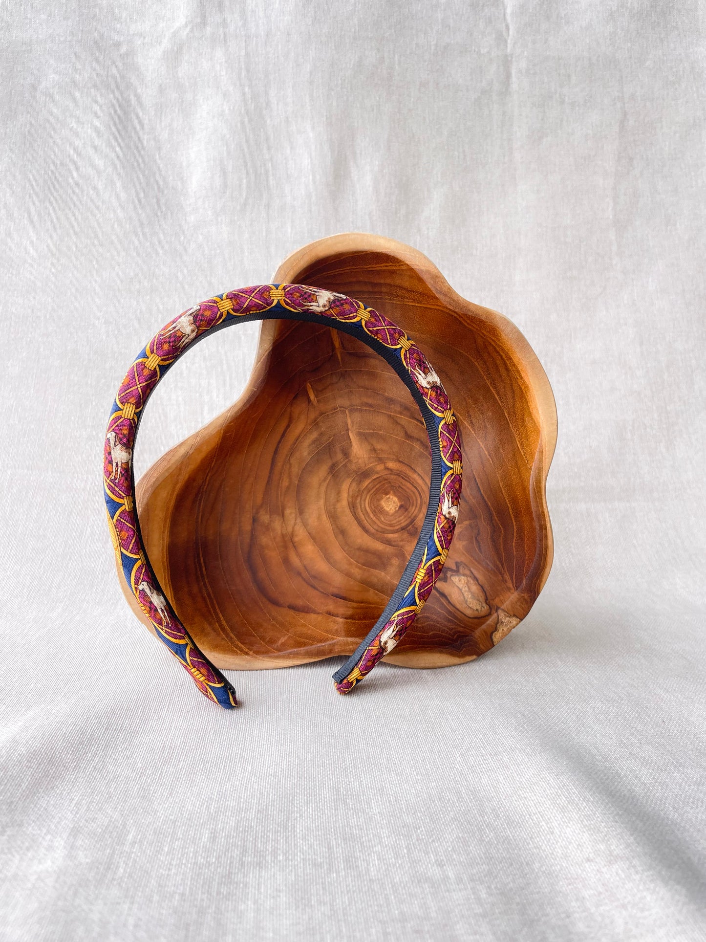 Headband Upcyclé Iconique 'L'Épagneul Breton'