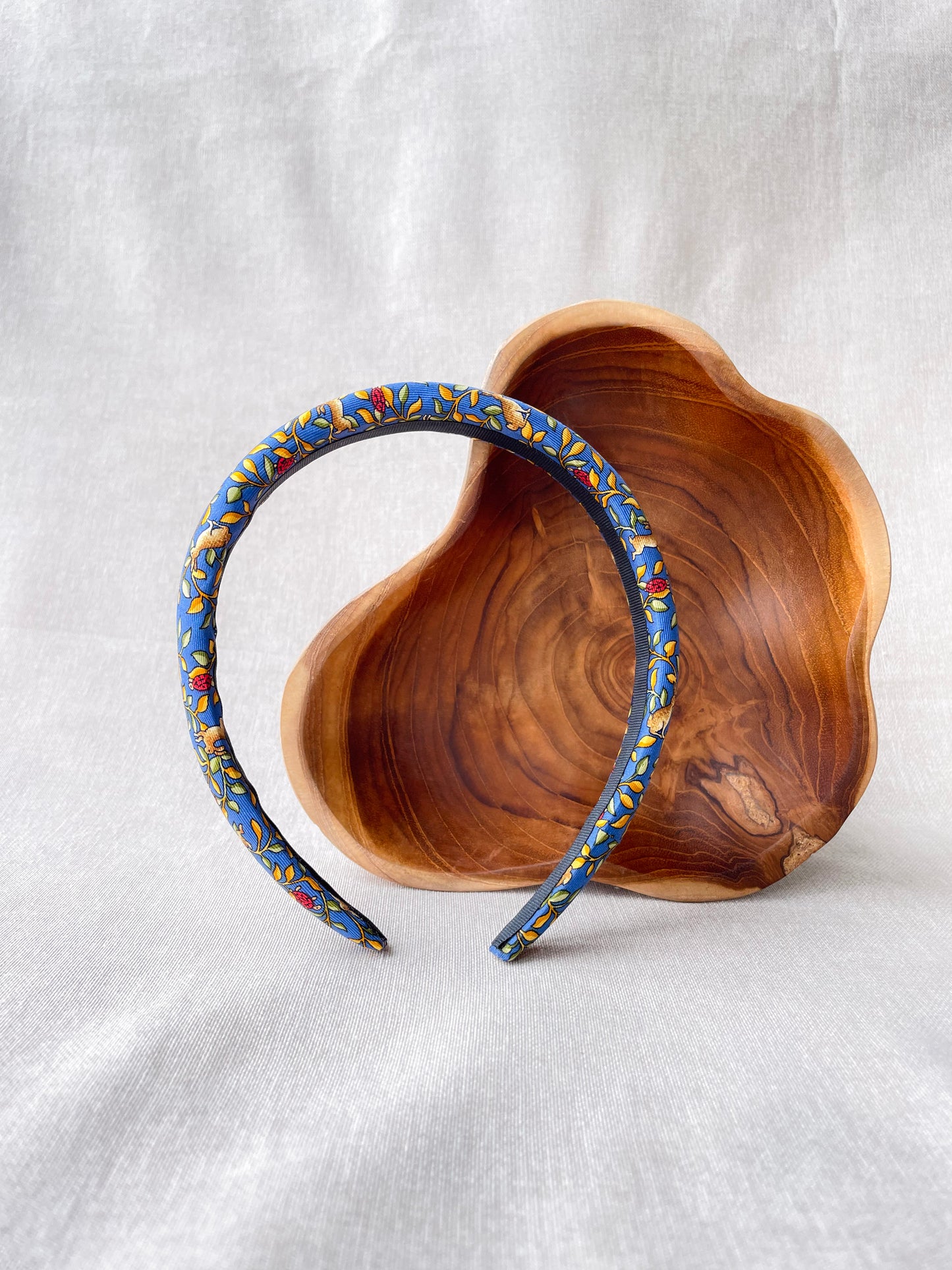 Headband Upcyclé Iconique 'Scène Forestière'