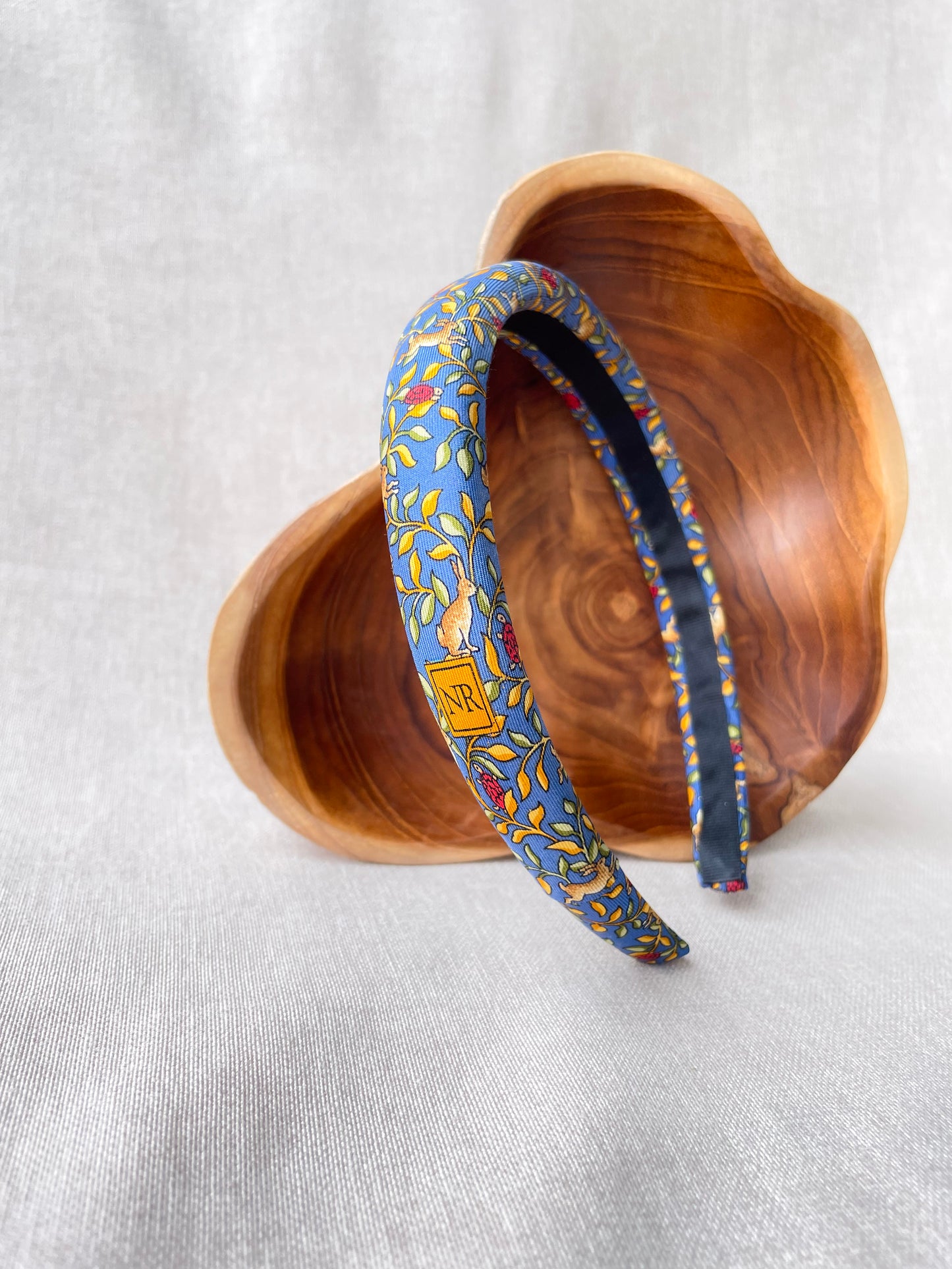 Headband Upcyclé Iconique 'Scène Forestière'
