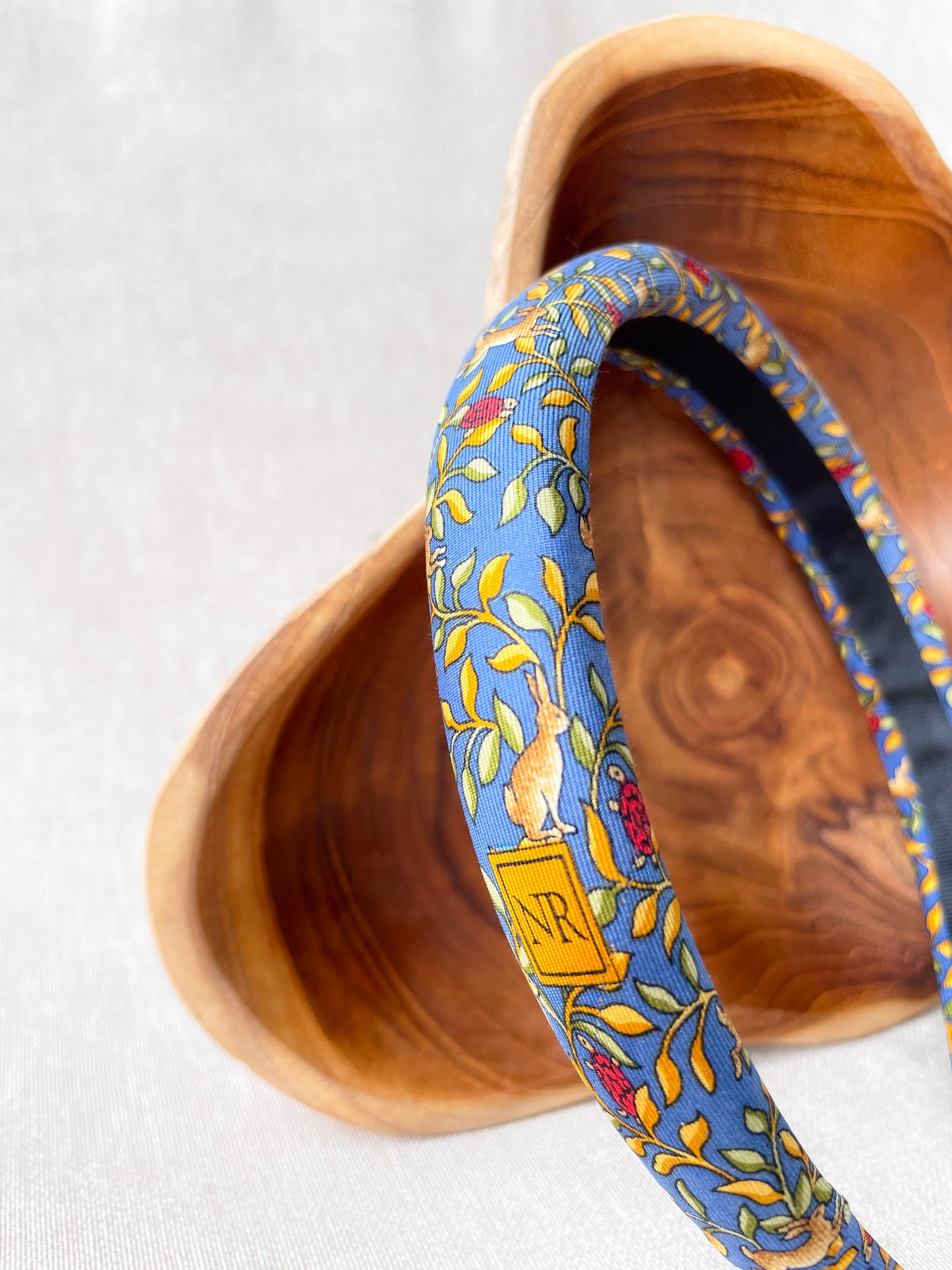 Headband Upcyclé Iconique 'Scène Forestière'
