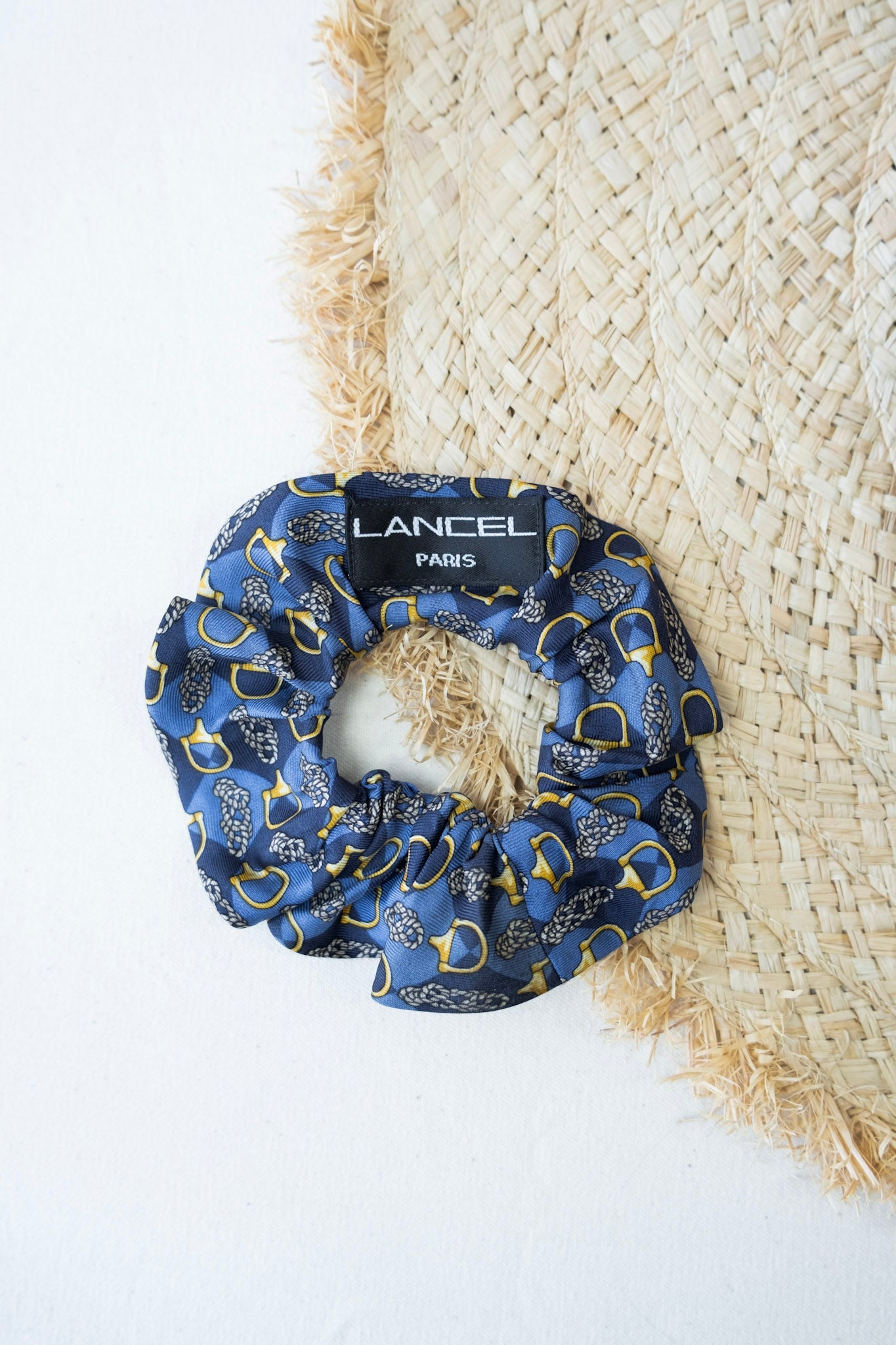 Ensemble Upcyclé Iconique 'Bleu Hippique'