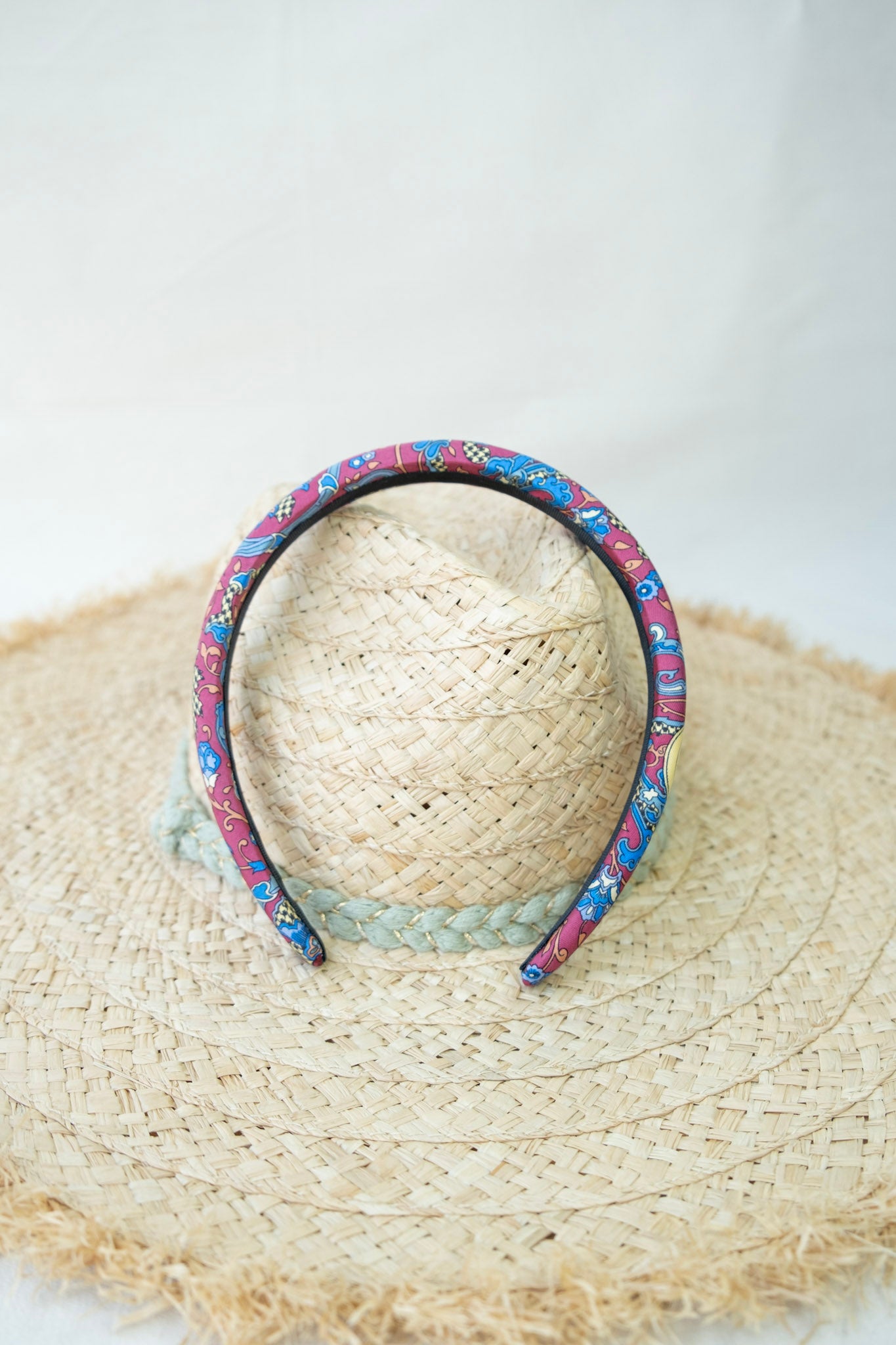 Headband Upcyclé Iconique 'Aquarelle'
