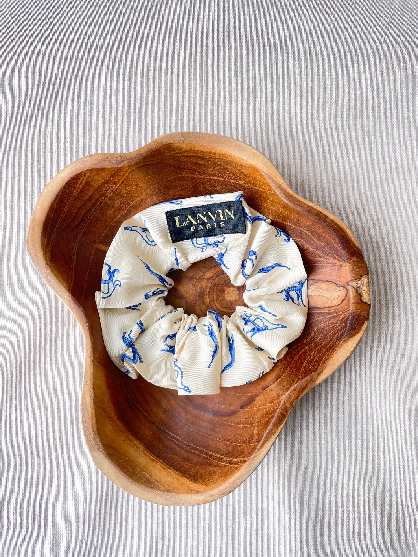 Ensemble Upcyclé Iconique 'Lévrier Bleu'