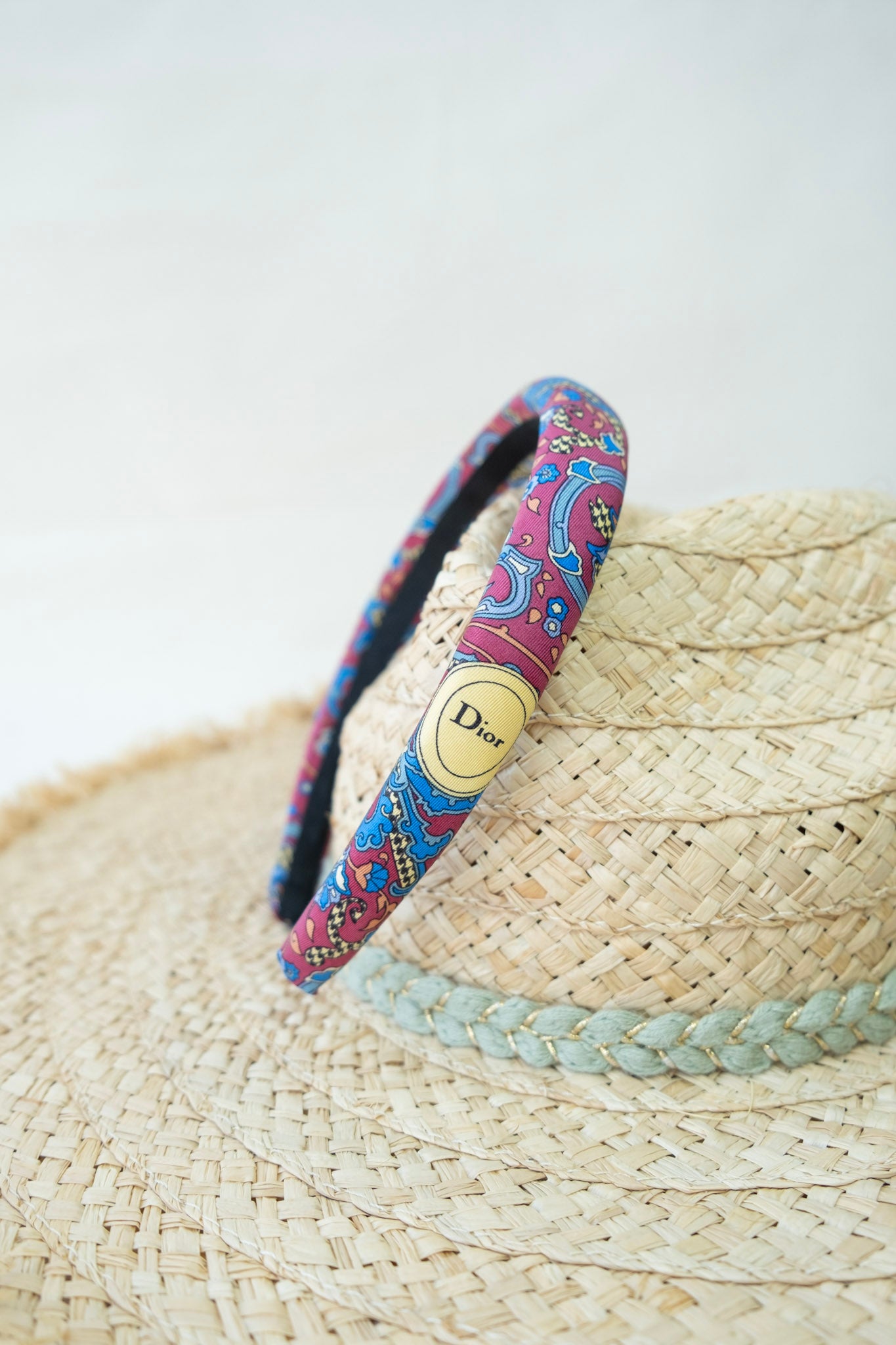 Headband Upcyclé Iconique 'Aquarelle'