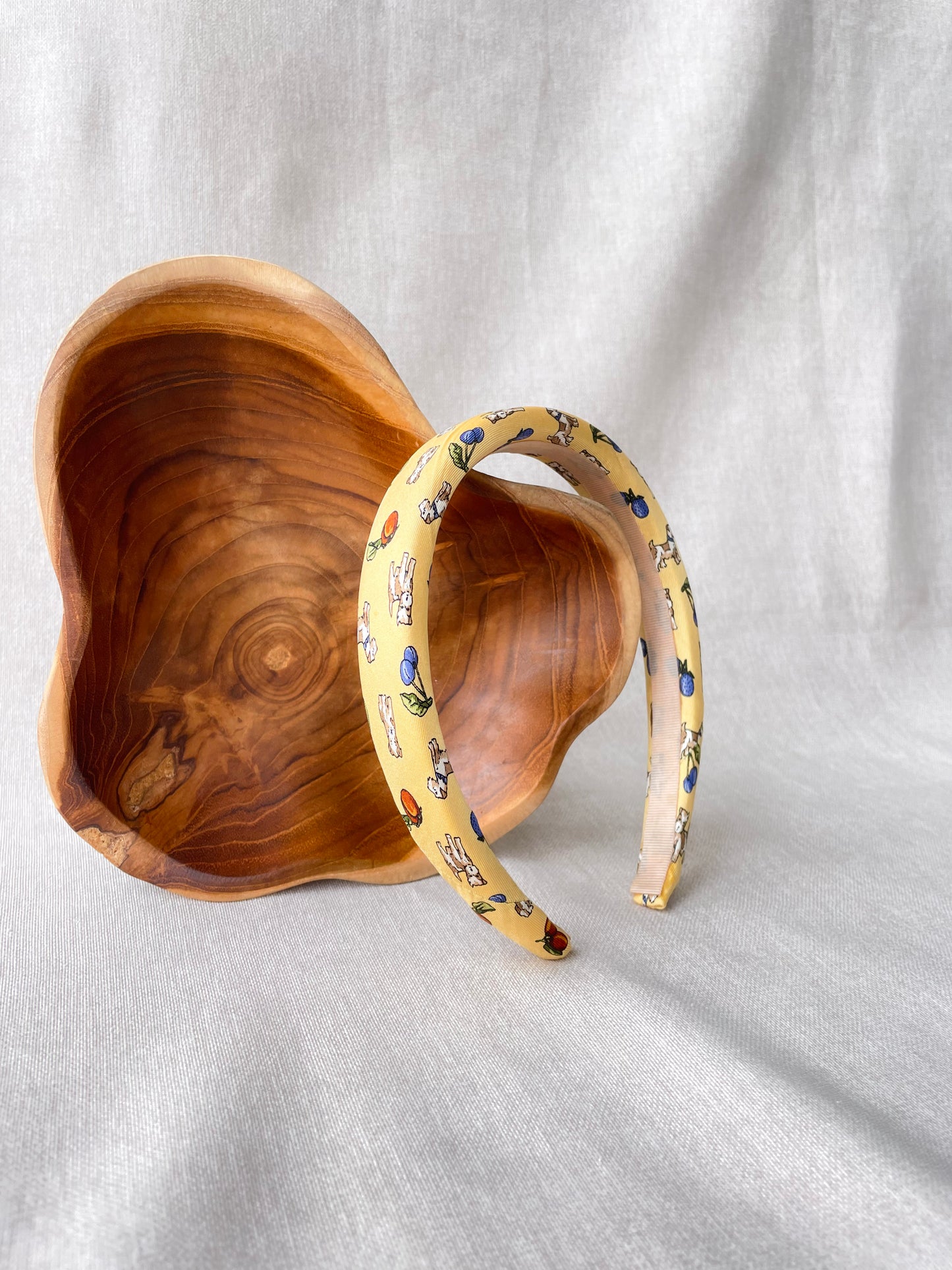 Headband Upcyclé Essentiel 'Promenade au Parc'