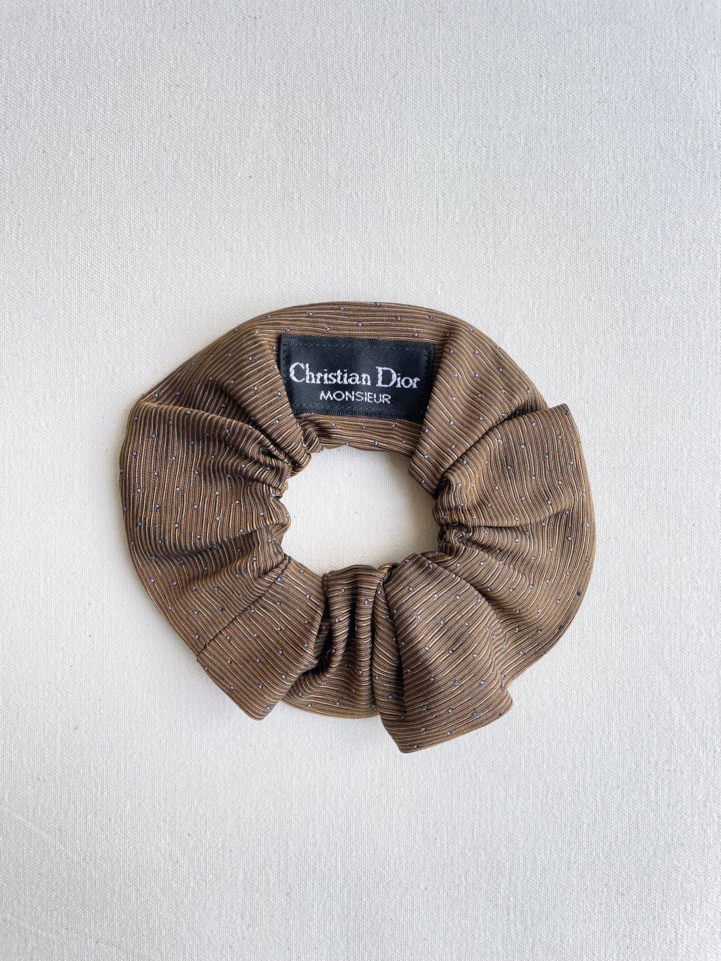 Chouchou Upcyclé Iconique 'Chataigner' N°1