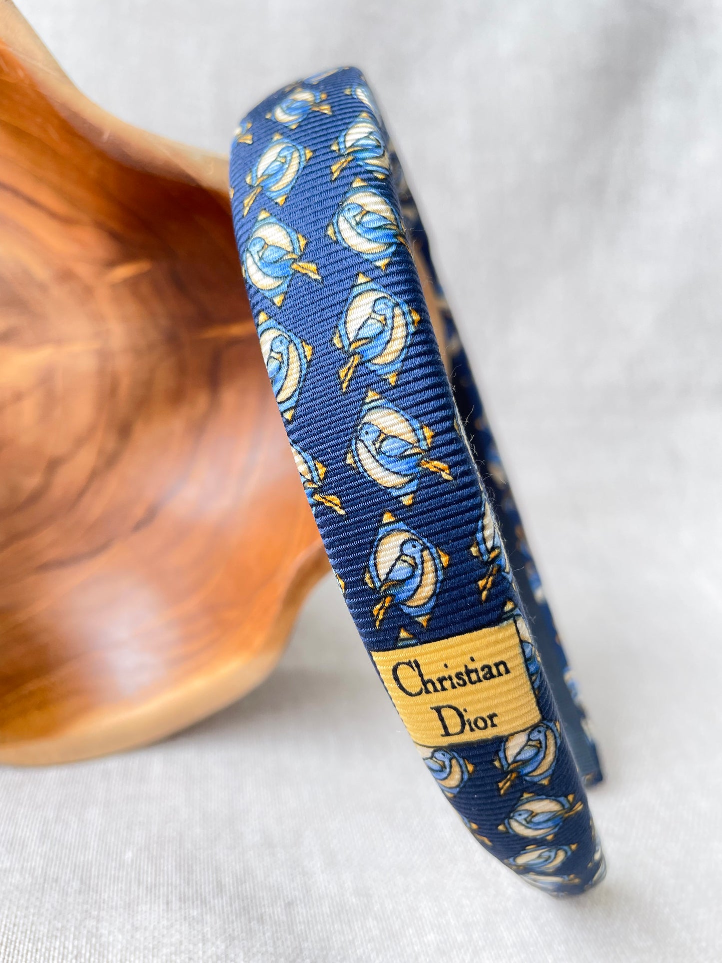 Headband Upcyclé Iconique 'Myriade d'oiseaux'