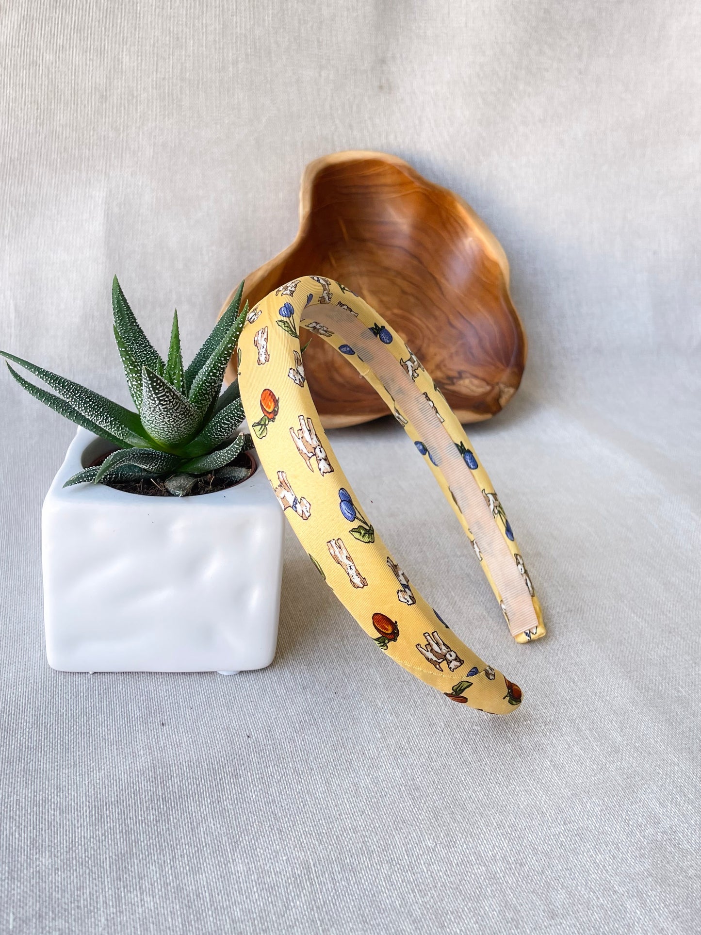 Headband Upcyclé Essentiel 'Promenade au Parc'
