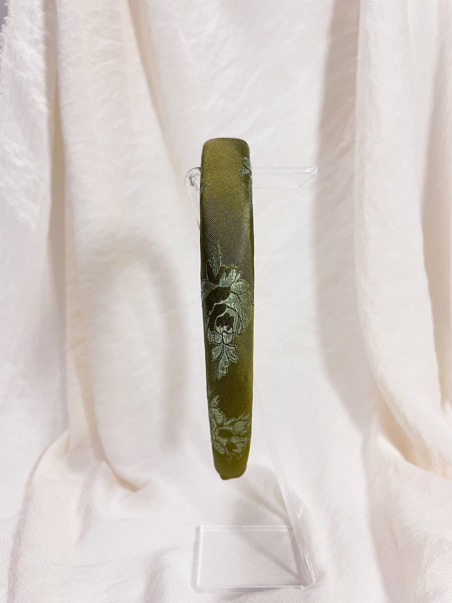 Headband Upcyclé Essentiel 'Khaki Chrome'