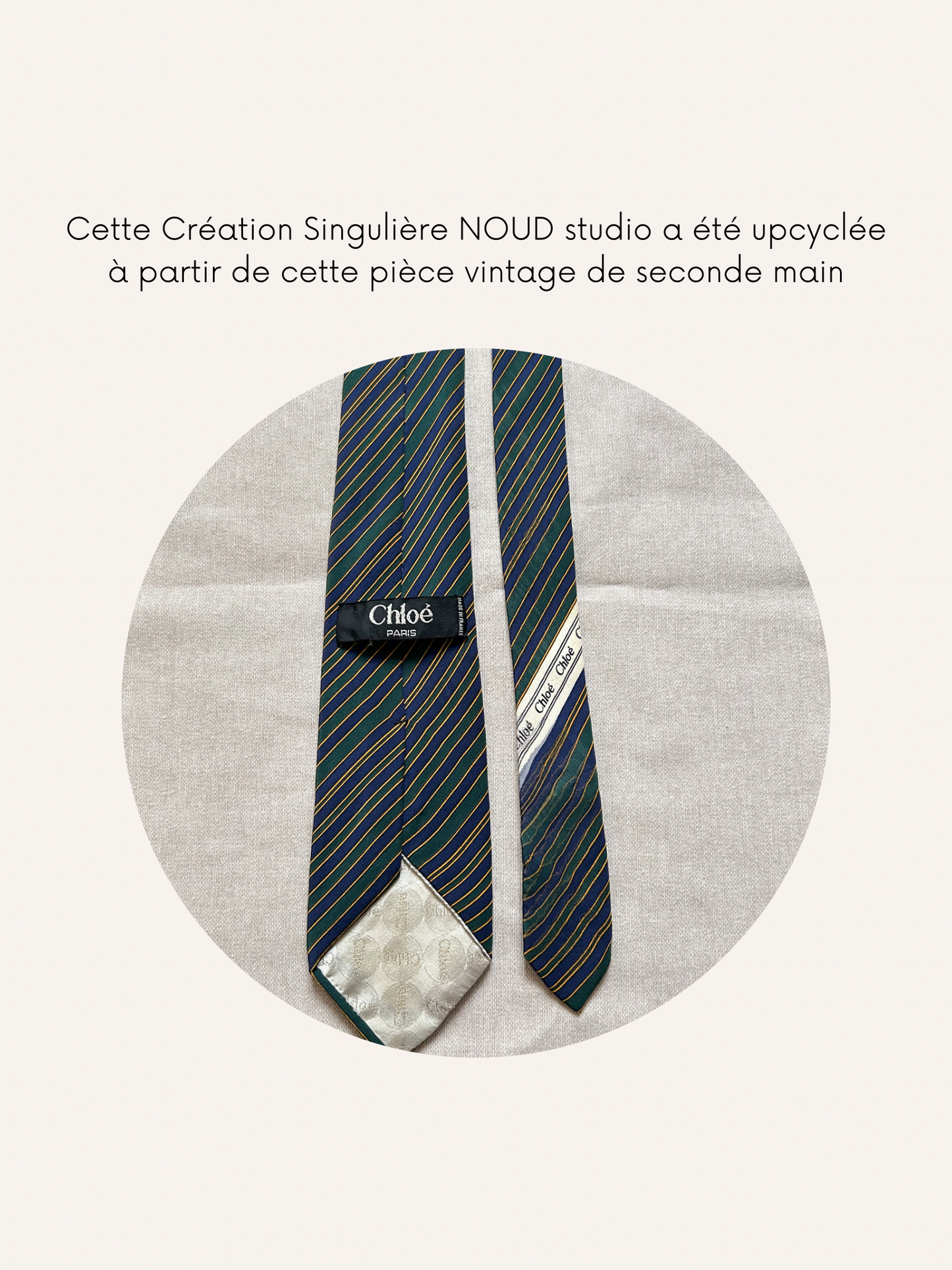 Headband Upcyclé Iconique 'Gambetta'