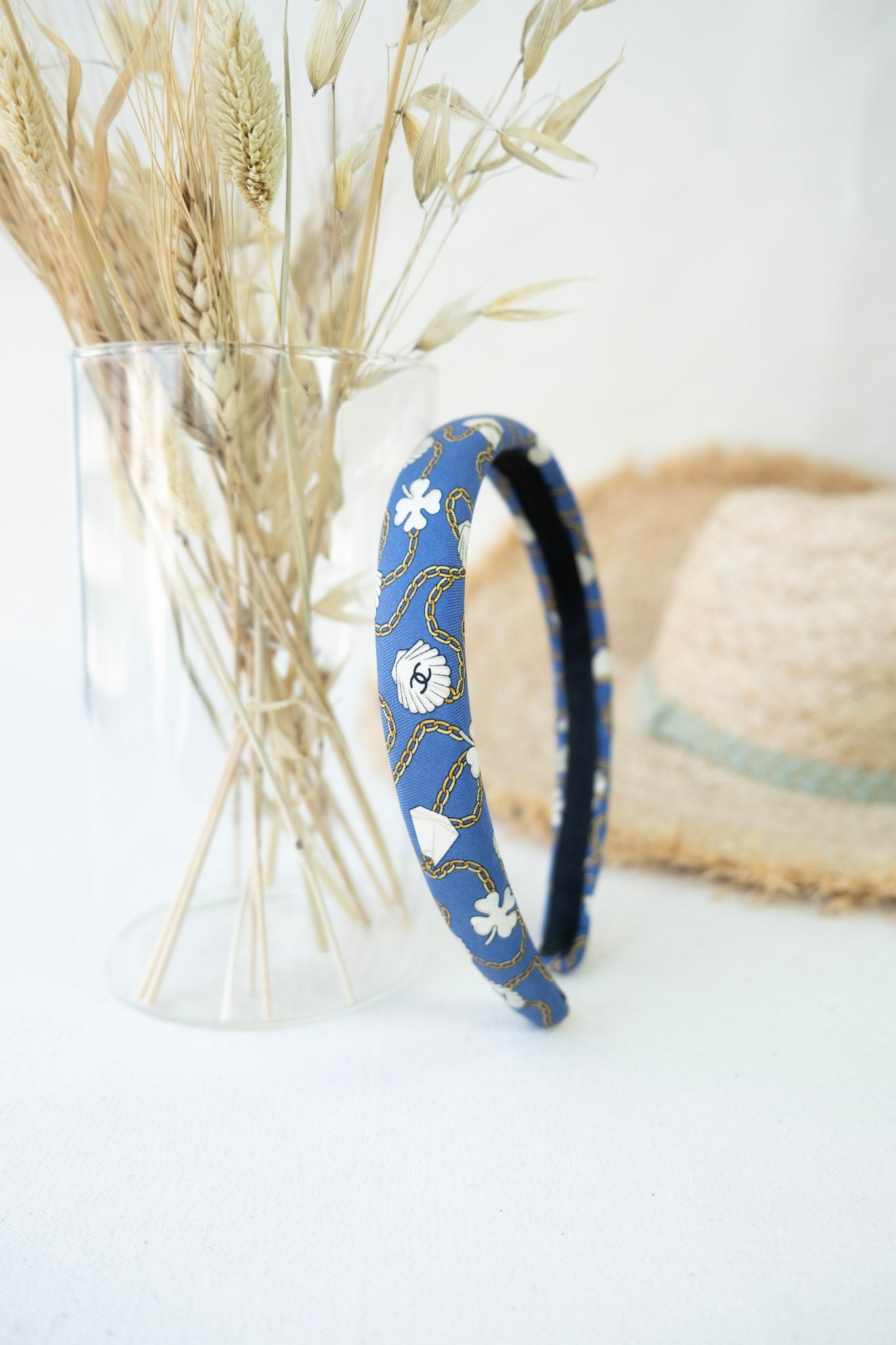 Headband Upcyclé Iconique 'Coquillages & Crustacés' N°2