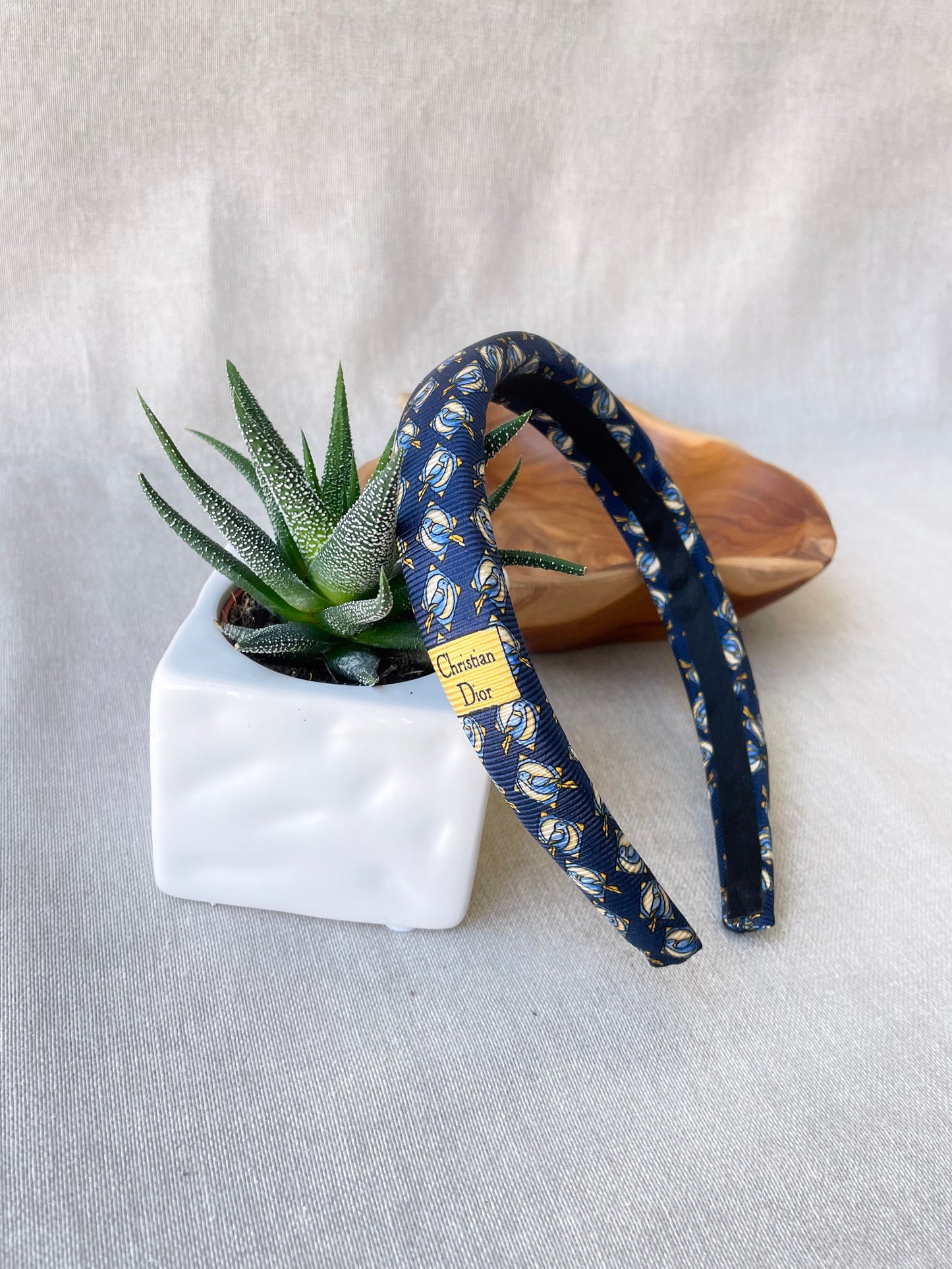 Headband Upcyclé Iconique 'Myriade d'oiseaux'