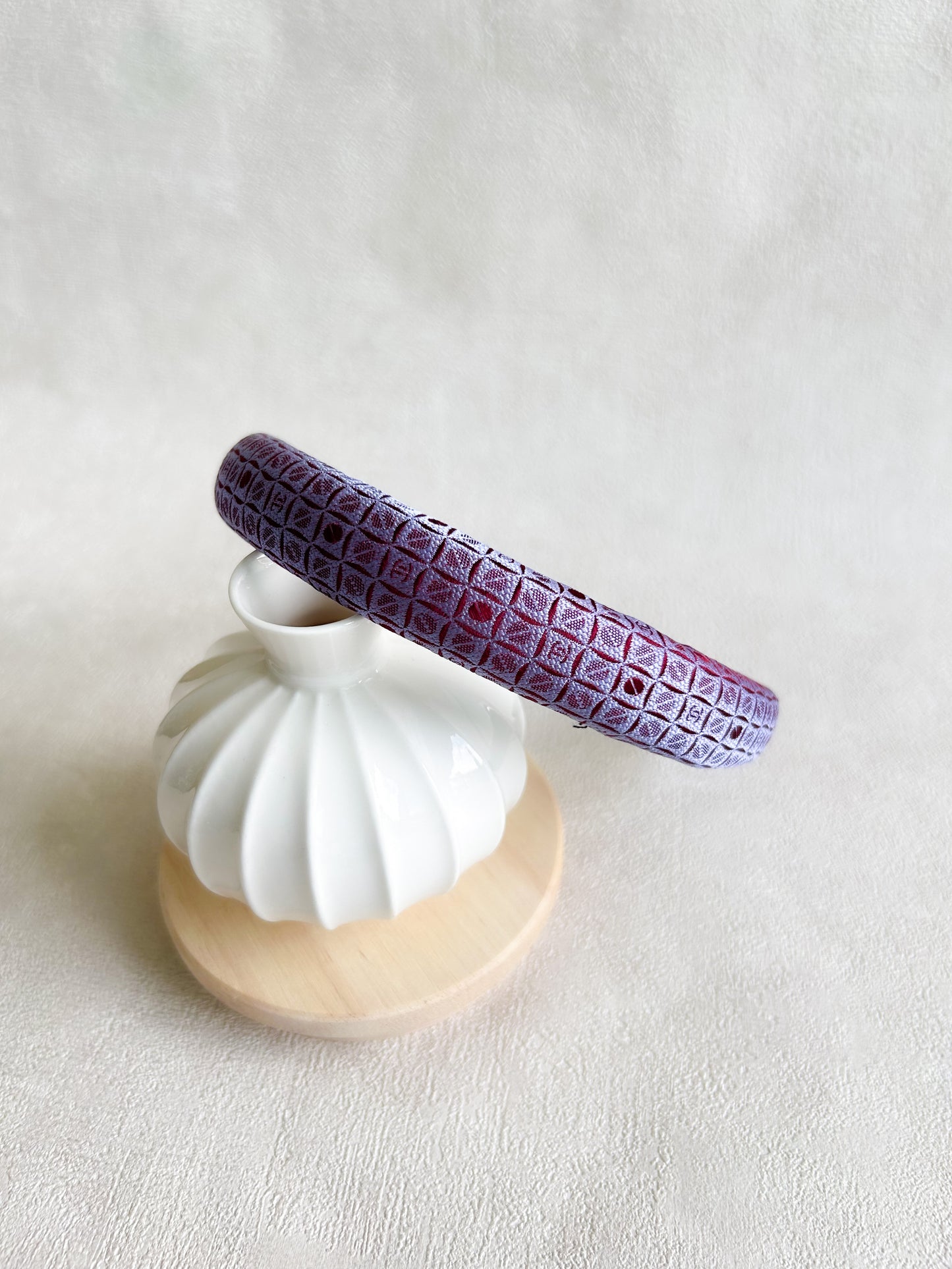 Headband Upcyclé Iconique 'Lilium' N°2