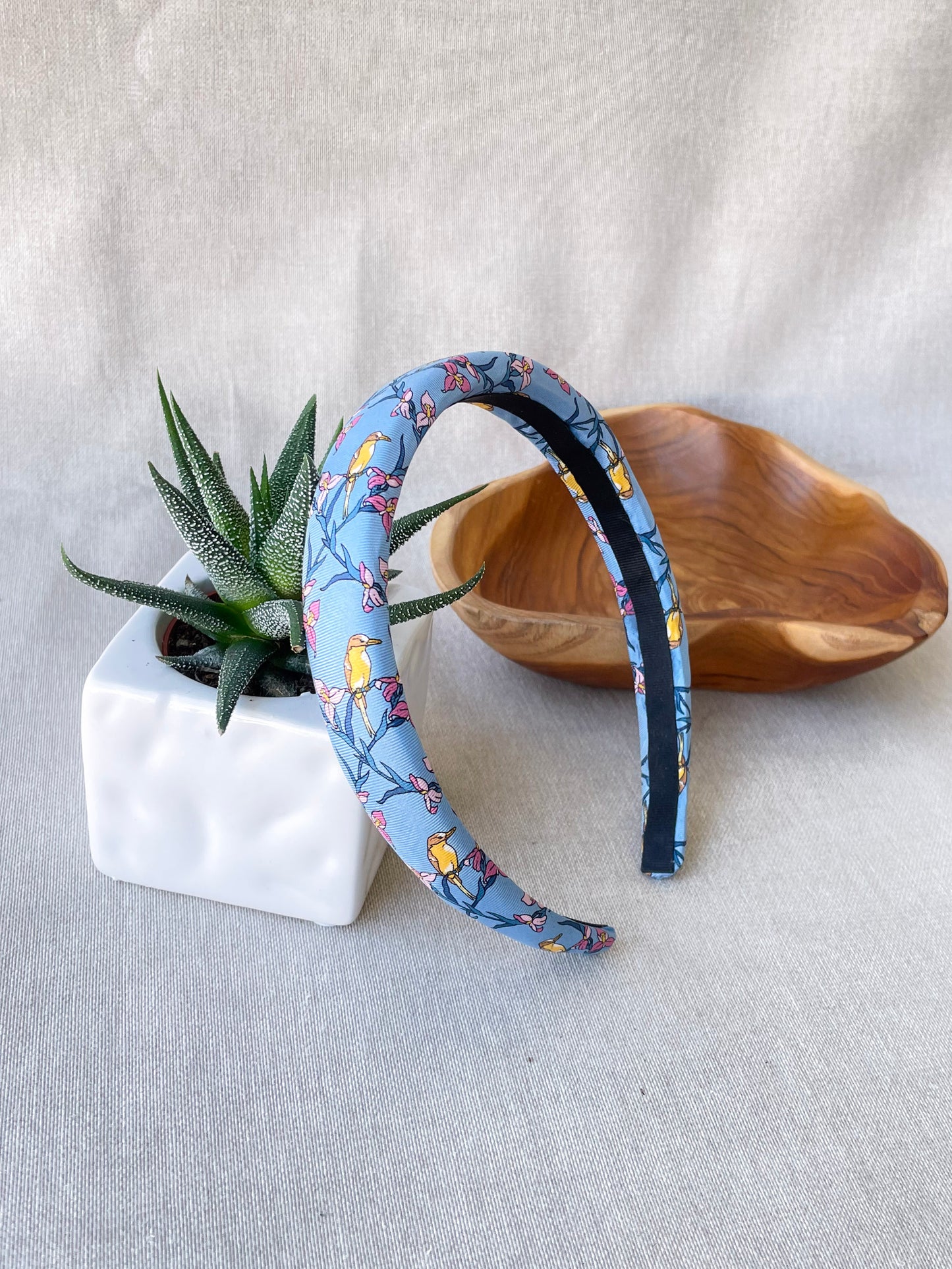 Headband Upcyclé Essentiel 'Rêve de printemps'