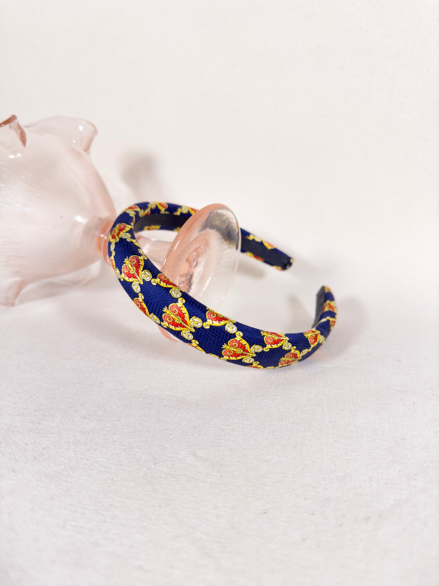 Headband Upcyclé Essentiel 'Cosmic Heart'