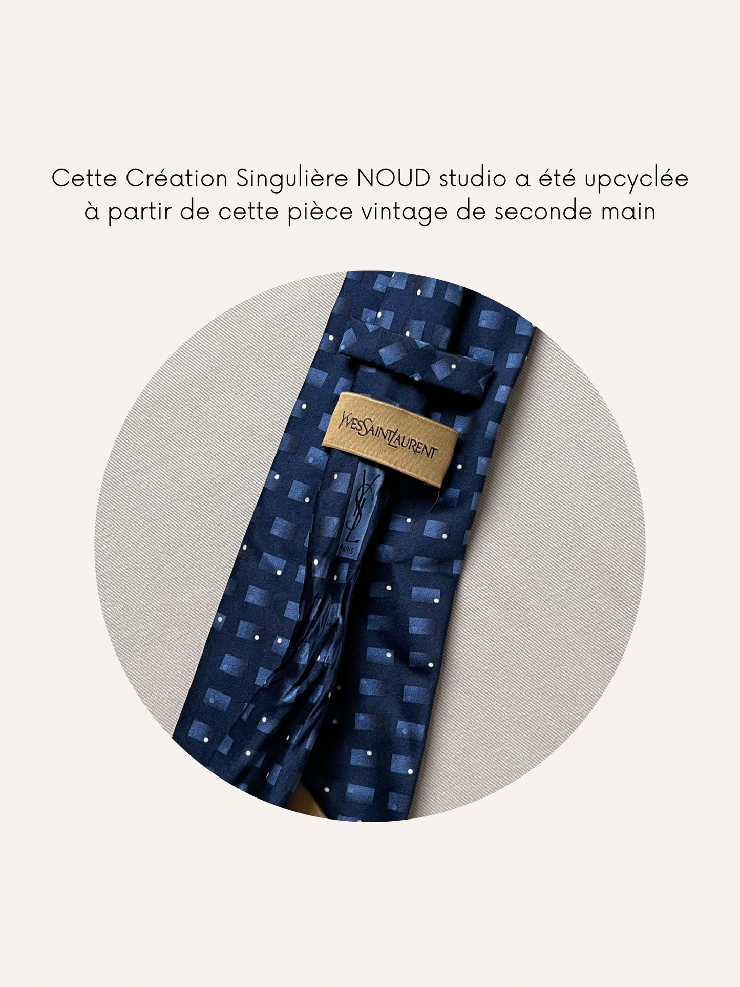Headband Upcyclé Iconique 'Montparnasse'