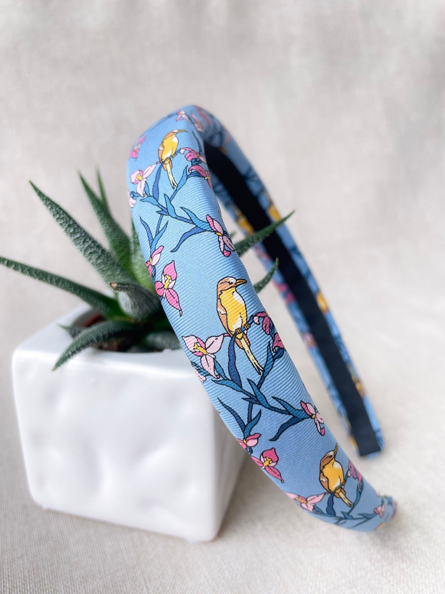 Headband Upcyclé Essentiel 'Rêve de printemps'