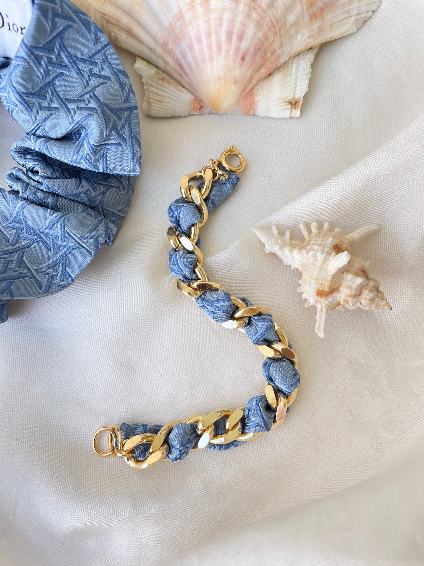 Ensemble Upcyclé Iconique 'Ocean Blue' N°2