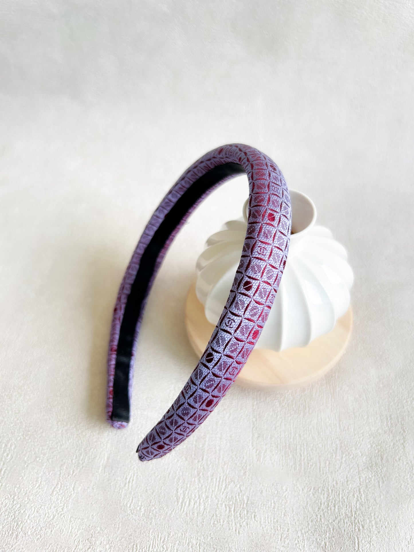 Headband Upcyclé Iconique 'Lilium' N°2