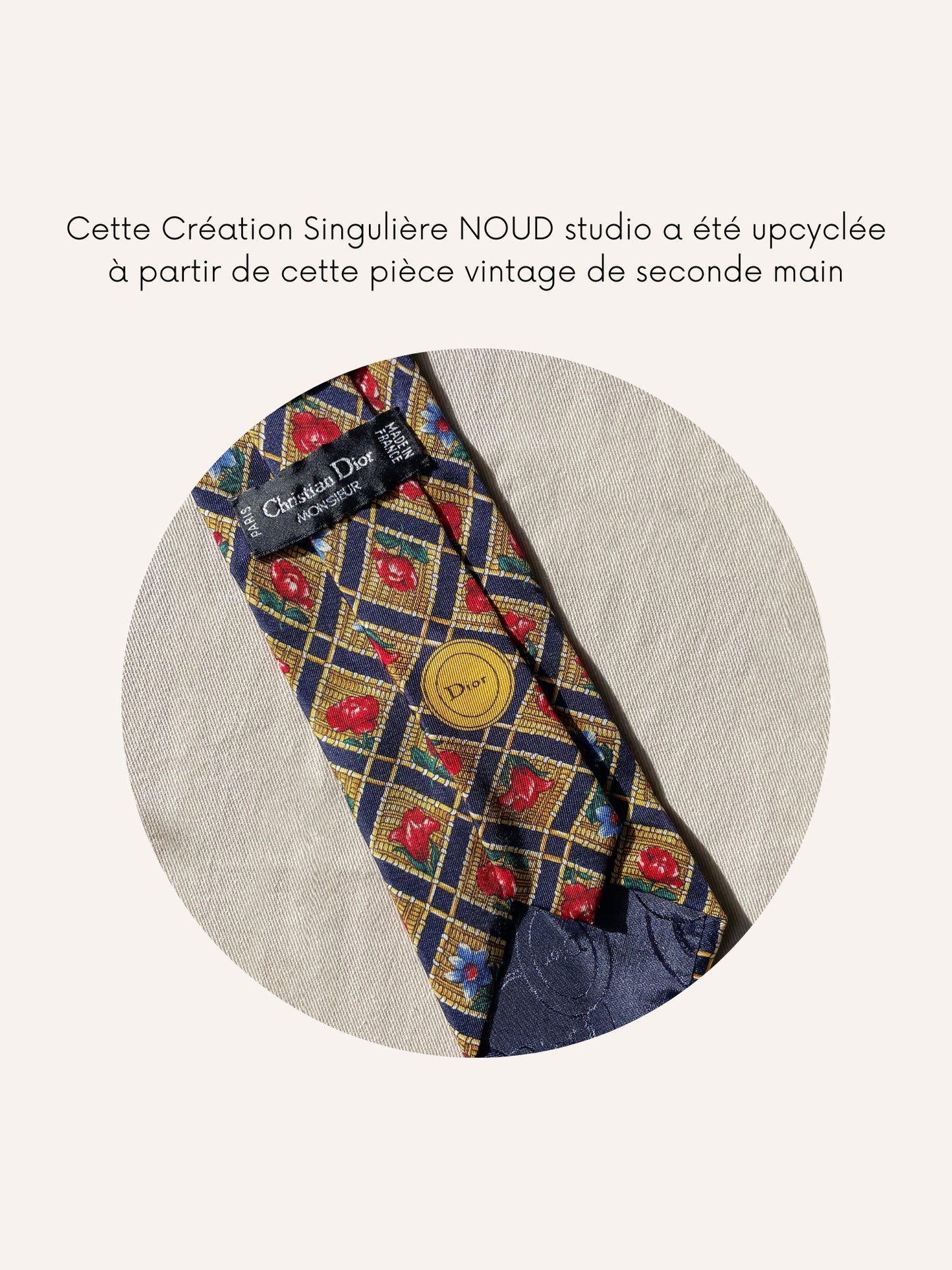 Headband Upcyclé Iconique 'Camélia'