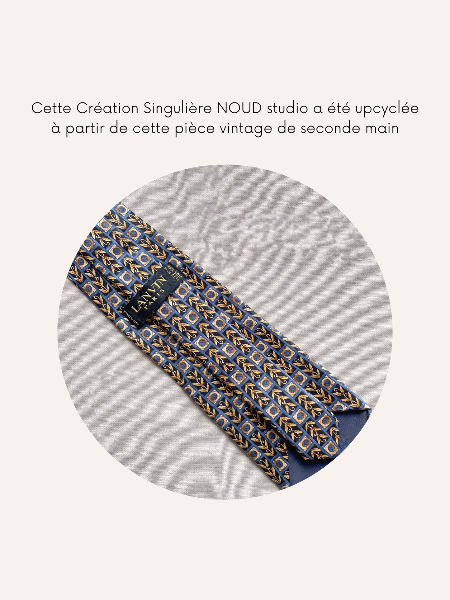 Ensemble Upcyclé Iconique 'Tiges d'Or'
