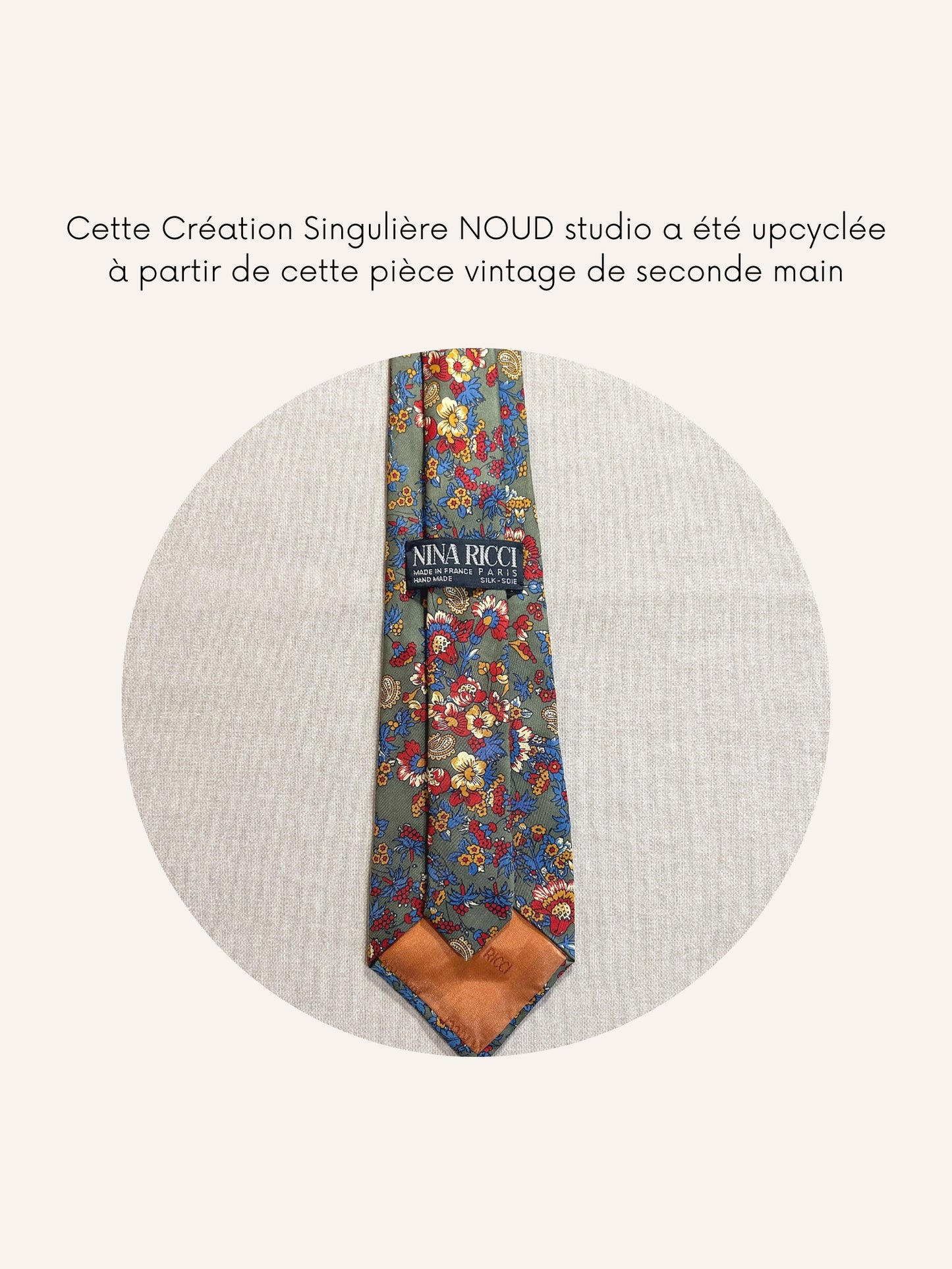 Ensemble Upcyclé Iconique 'Bouquet de Cézanne'