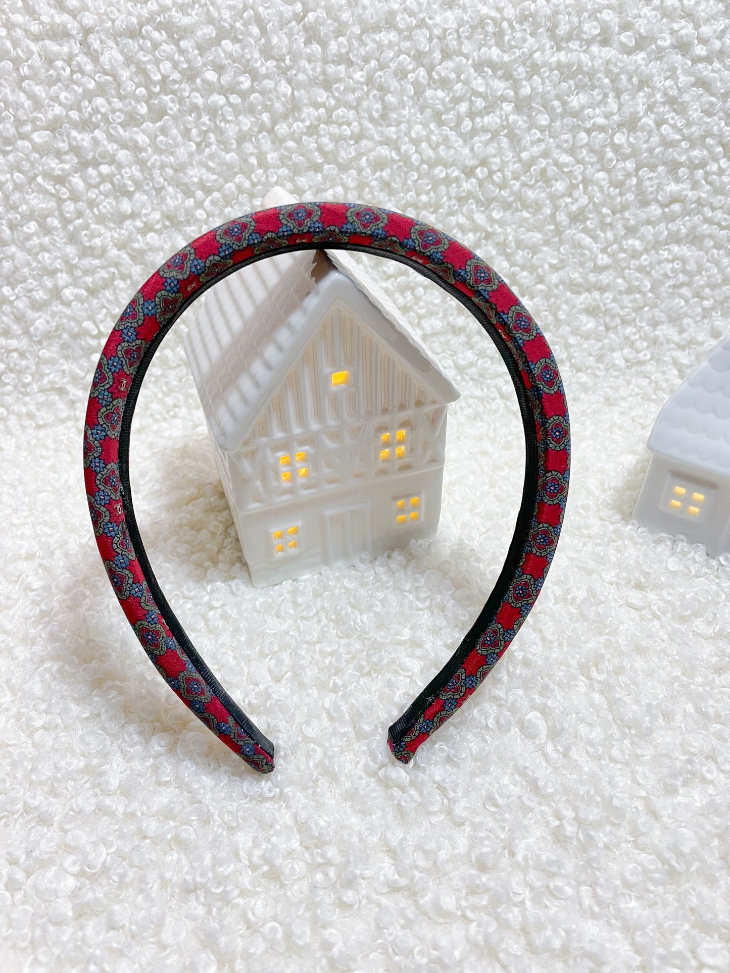 Headband Upcyclé Iconique 'Bonhomme de neige' N°1