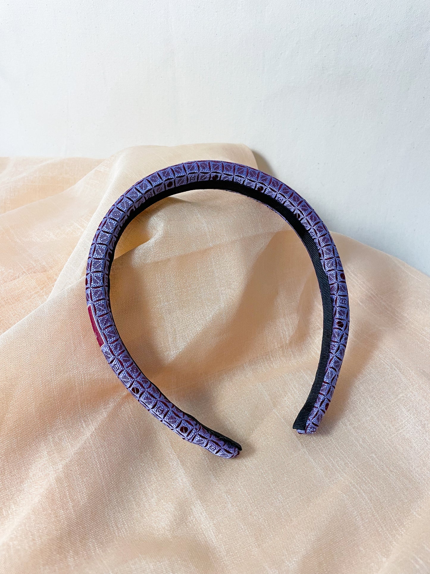 Headband Upcyclé Iconique 'Lilium' N°1