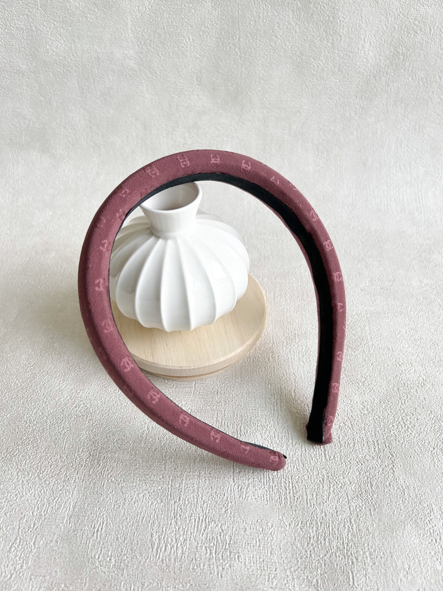 Headband Upcyclé Iconique 'Pourpre'