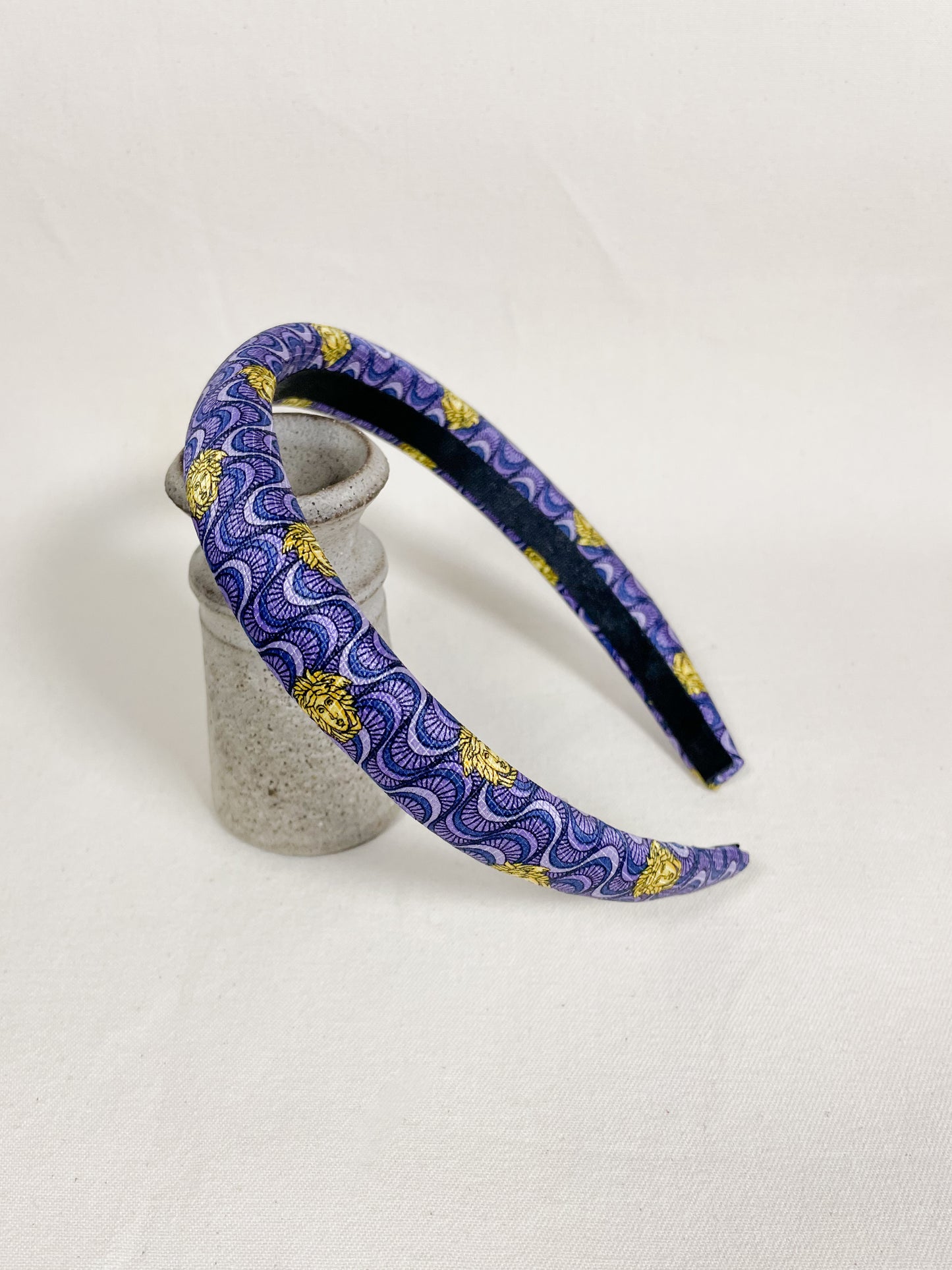 Headband Upcyclé Iconique 'Electric violet' N°1