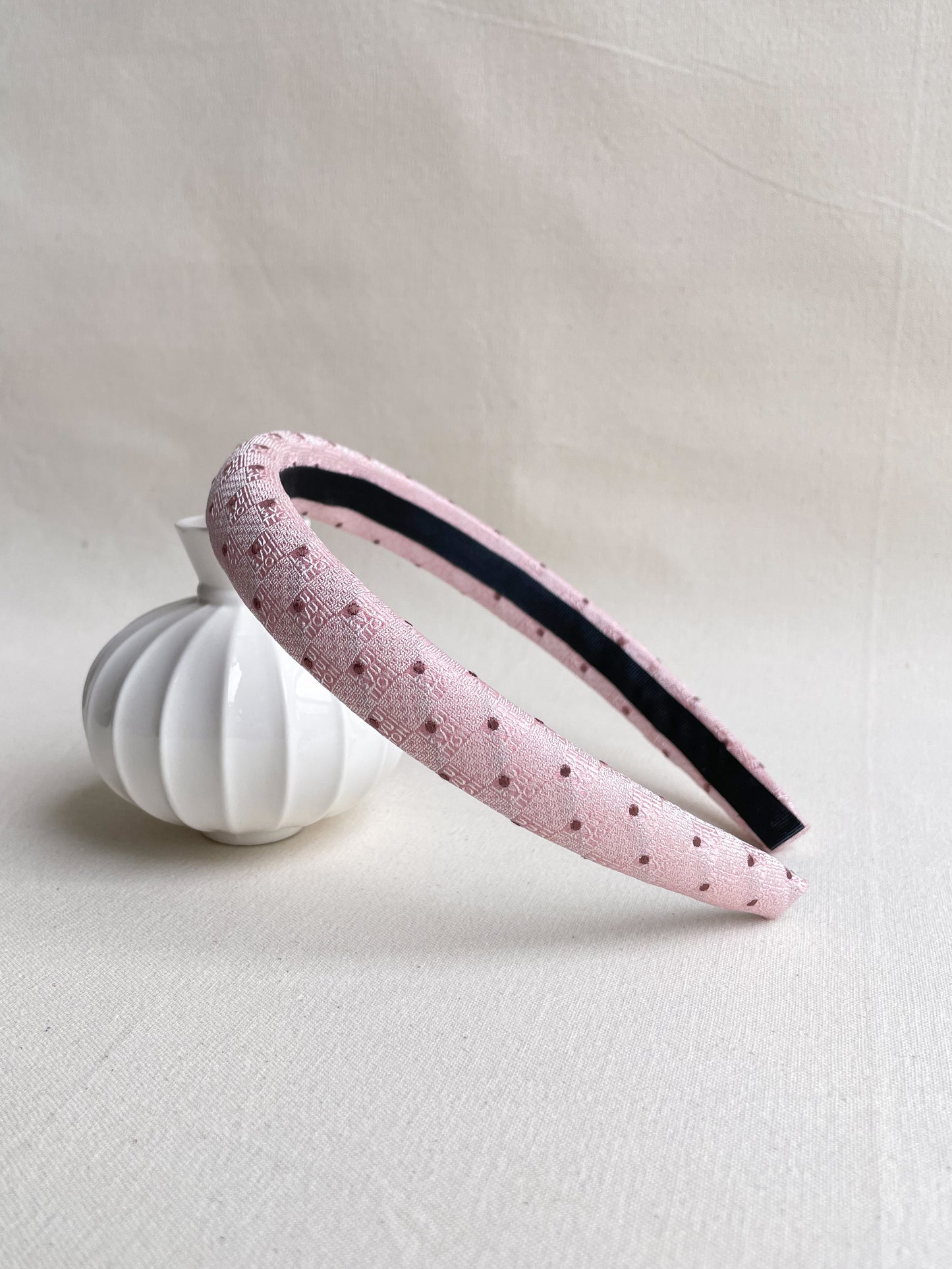 Headband Upcyclé Iconique 'Valériane' N°2
