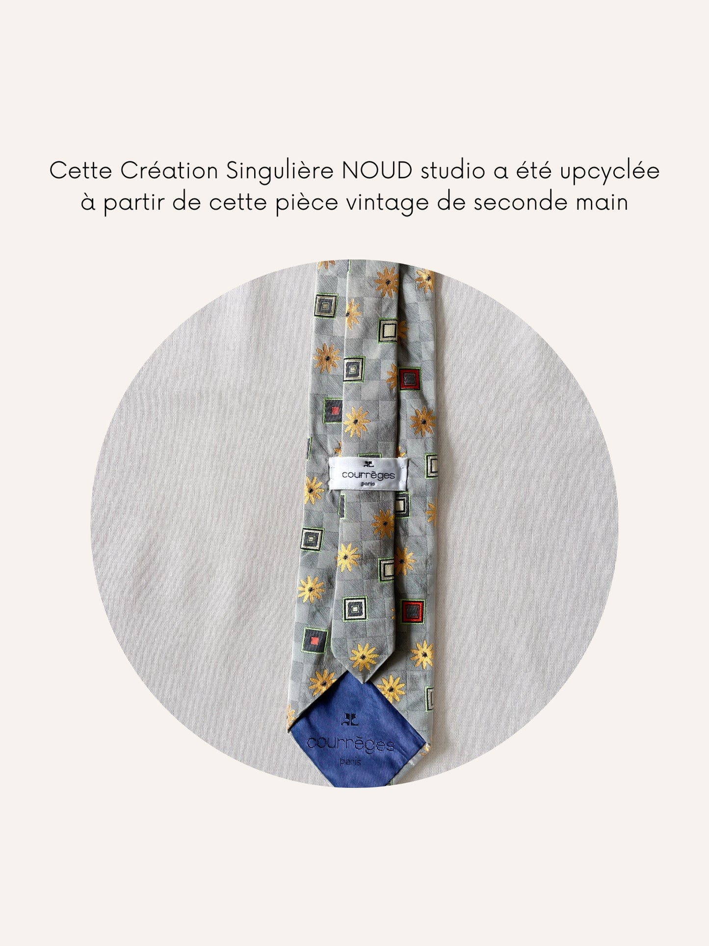Ensemble Upcyclé Iconique 'Nuancier de Marguerites'