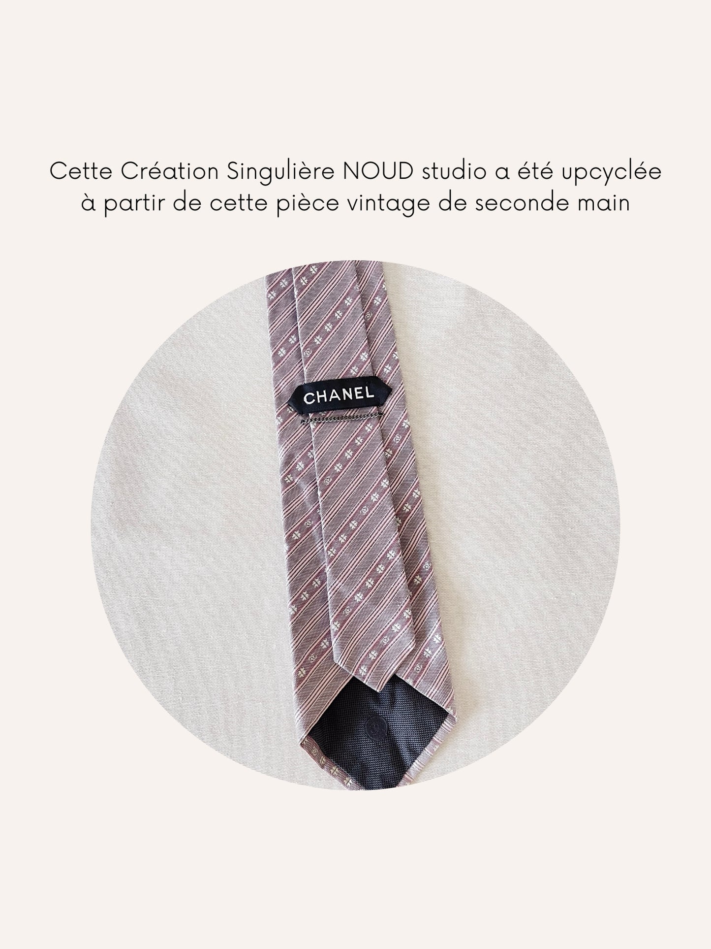 Bracelet Mailles Upcyclé Iconique 'Le Pavillon des Trèfles'
