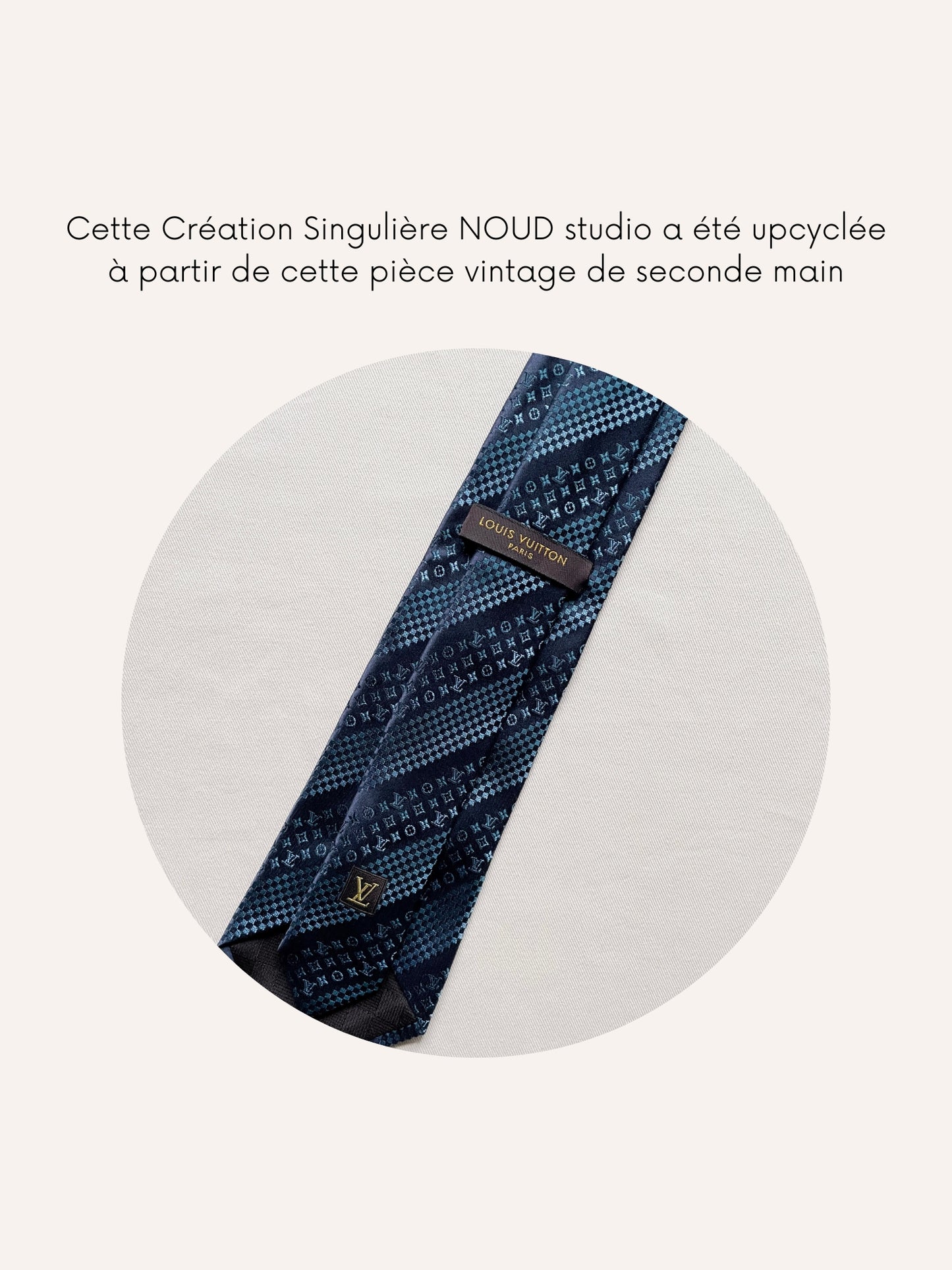 Headband Upcyclé Iconique 'Raffiné'