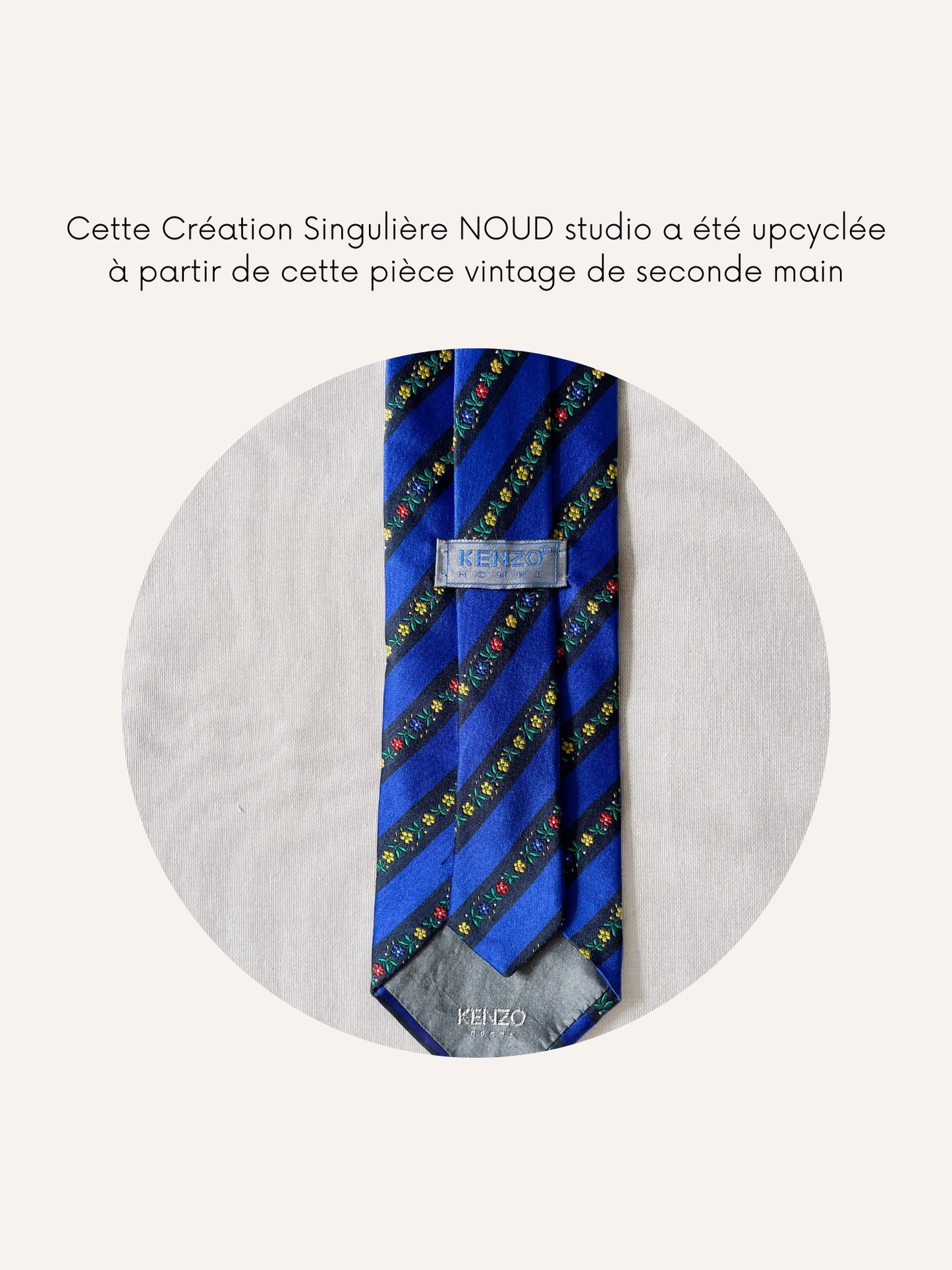 Ensemble Upcyclé Iconique 'Défilé Floral'