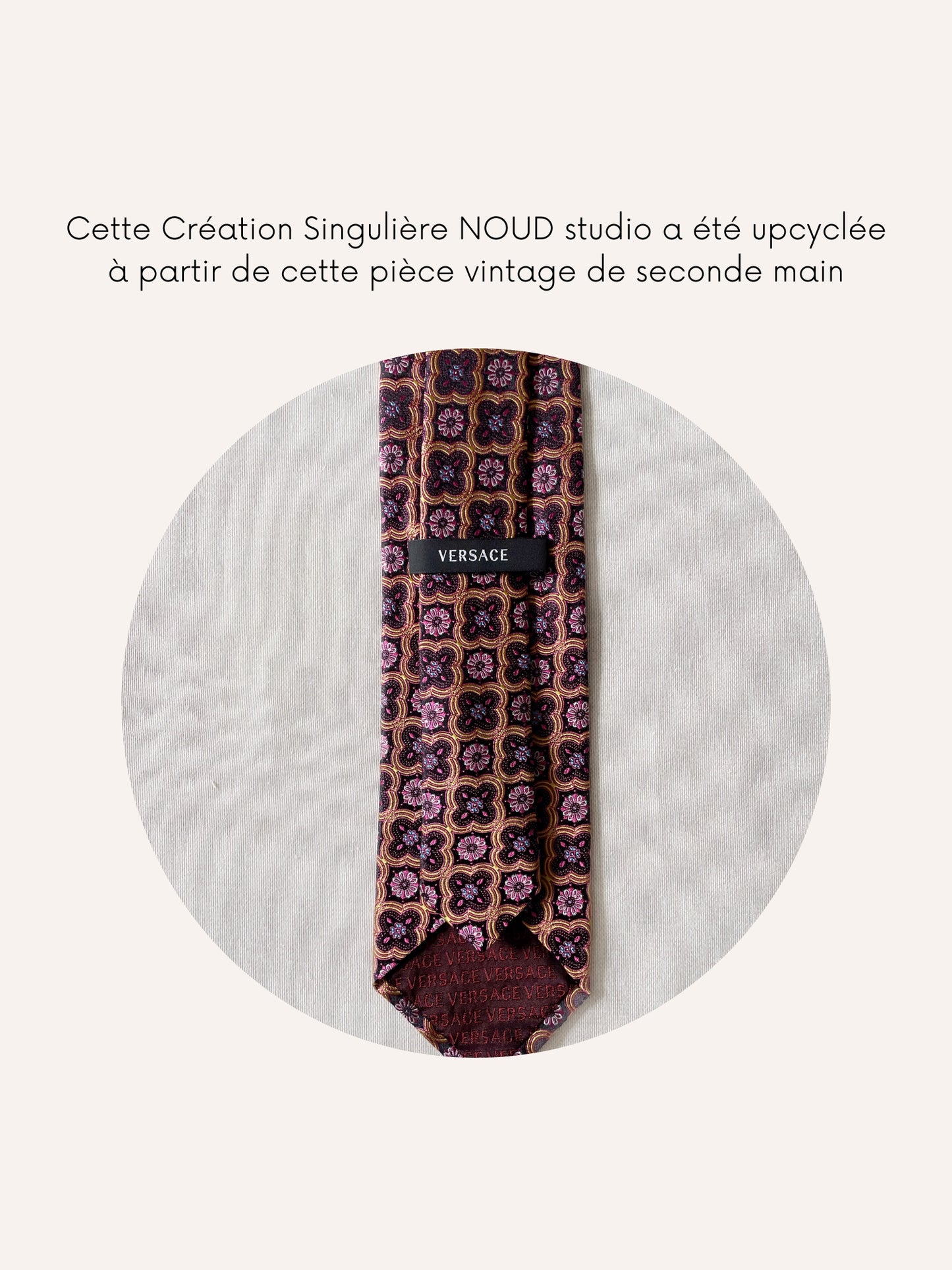 Headband Upcyclé Essentiel 'Broderie'