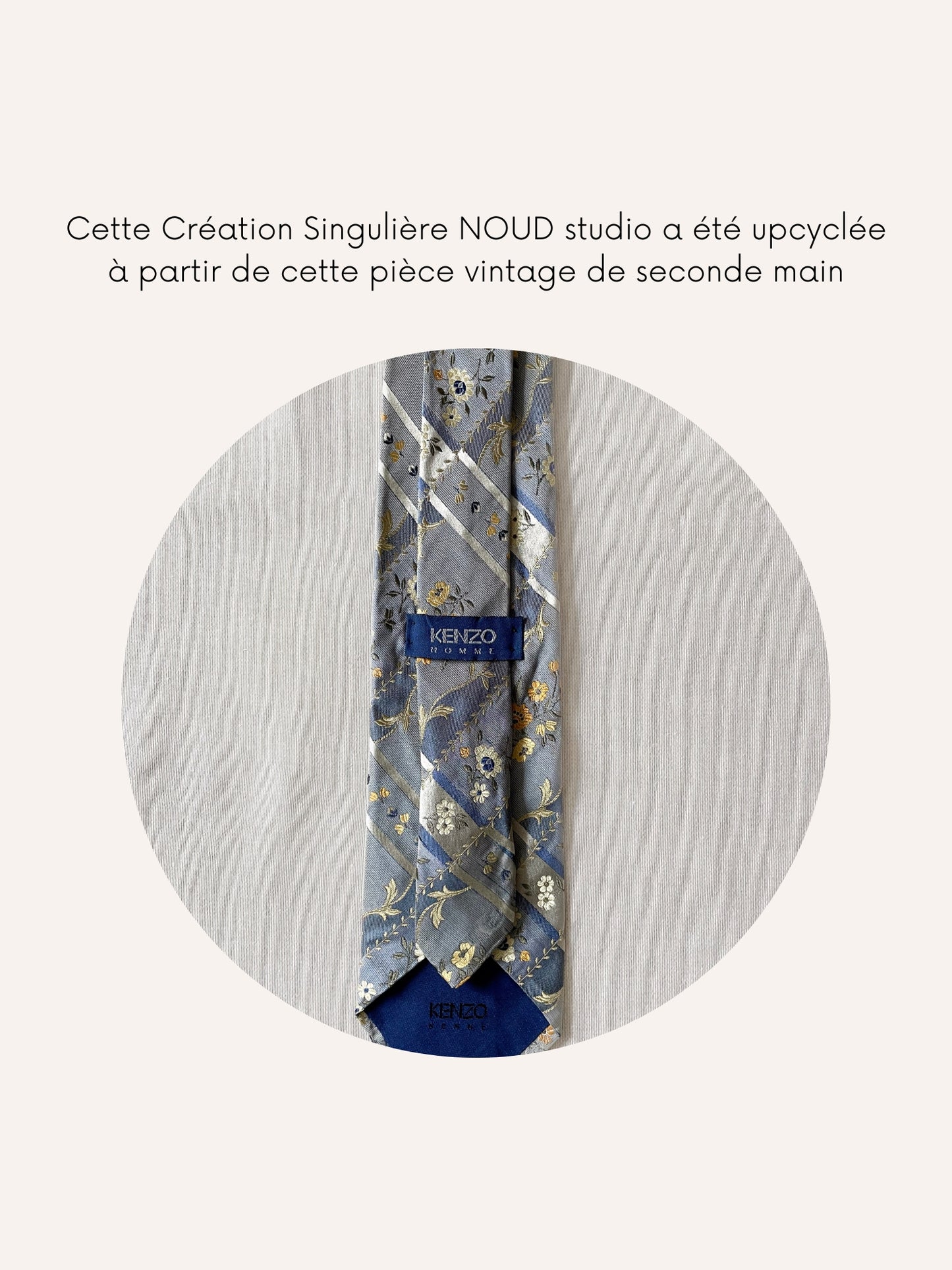 Ensemble Upcyclé Iconique 'Orné de fleurs'