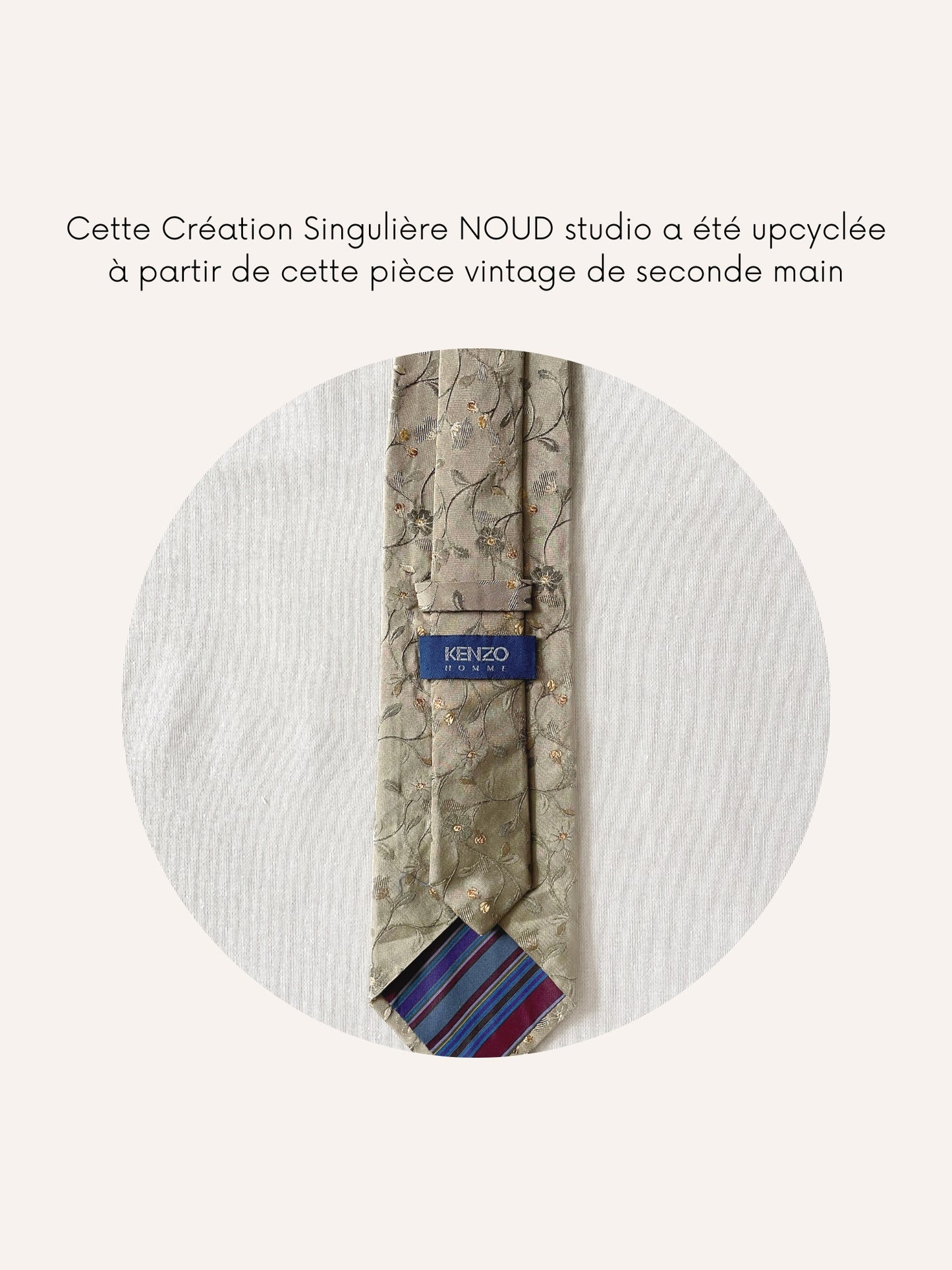 Ensemble Upcyclé Iconique 'Torsade'