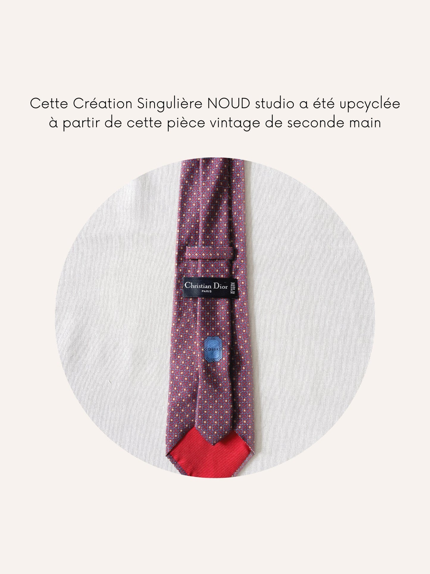 Chouchou Upcyclé Iconique 'Harmonieux' N°2