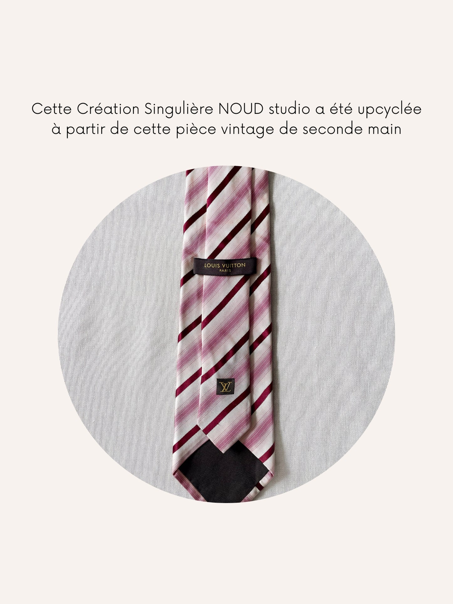 Ensemble Upcyclé Iconique 'Prolongement Rosé' N°1